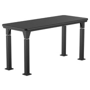 NPS® Aero-Lift Table, Signature Frame, 24" x 60", Science HPL Top, Surface Color: Black, Frame Color: Black