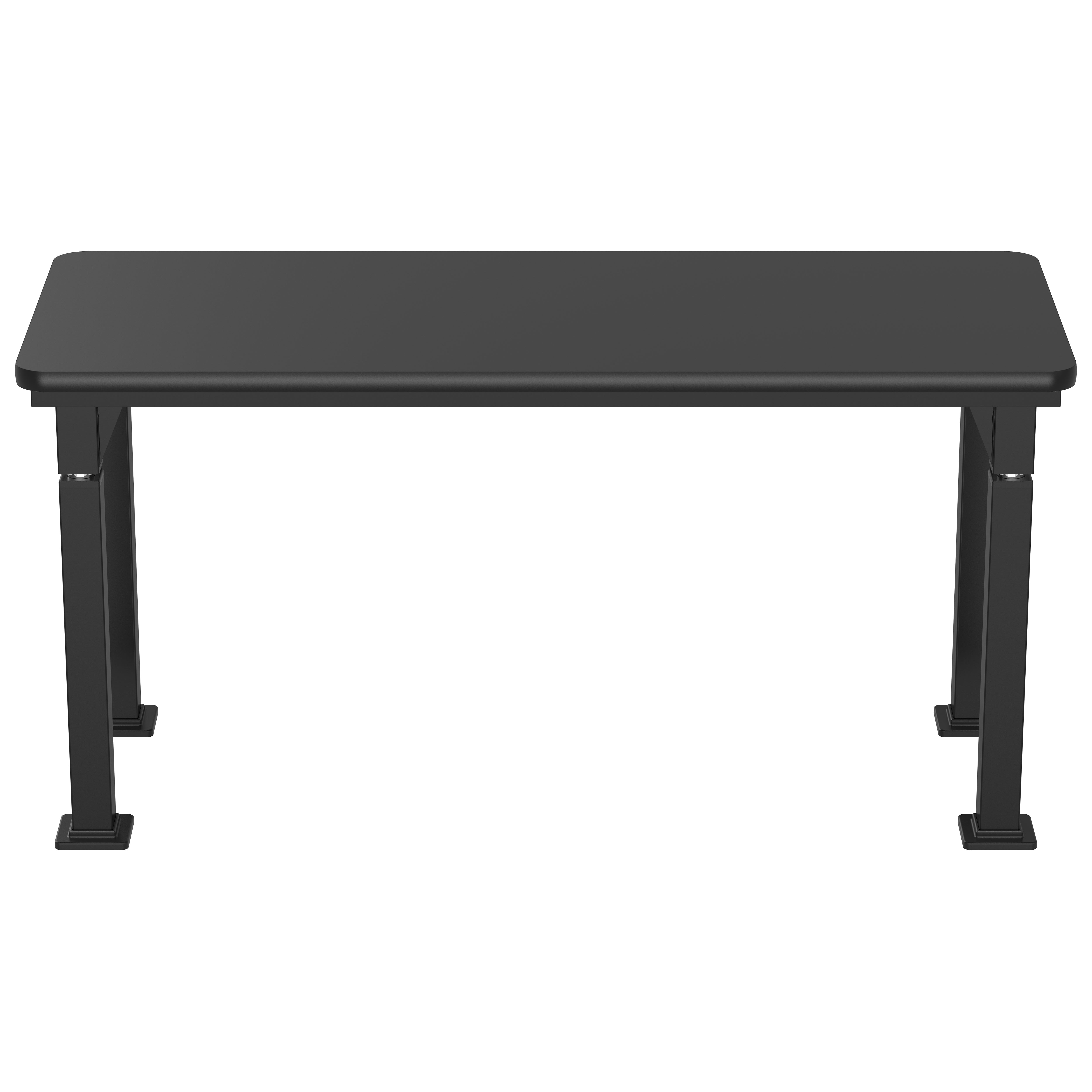 NPS® Aero-Lift Table, Signature Frame, 24" x 60", Science HPL Top, Surface Color: Black, Frame Color: Black