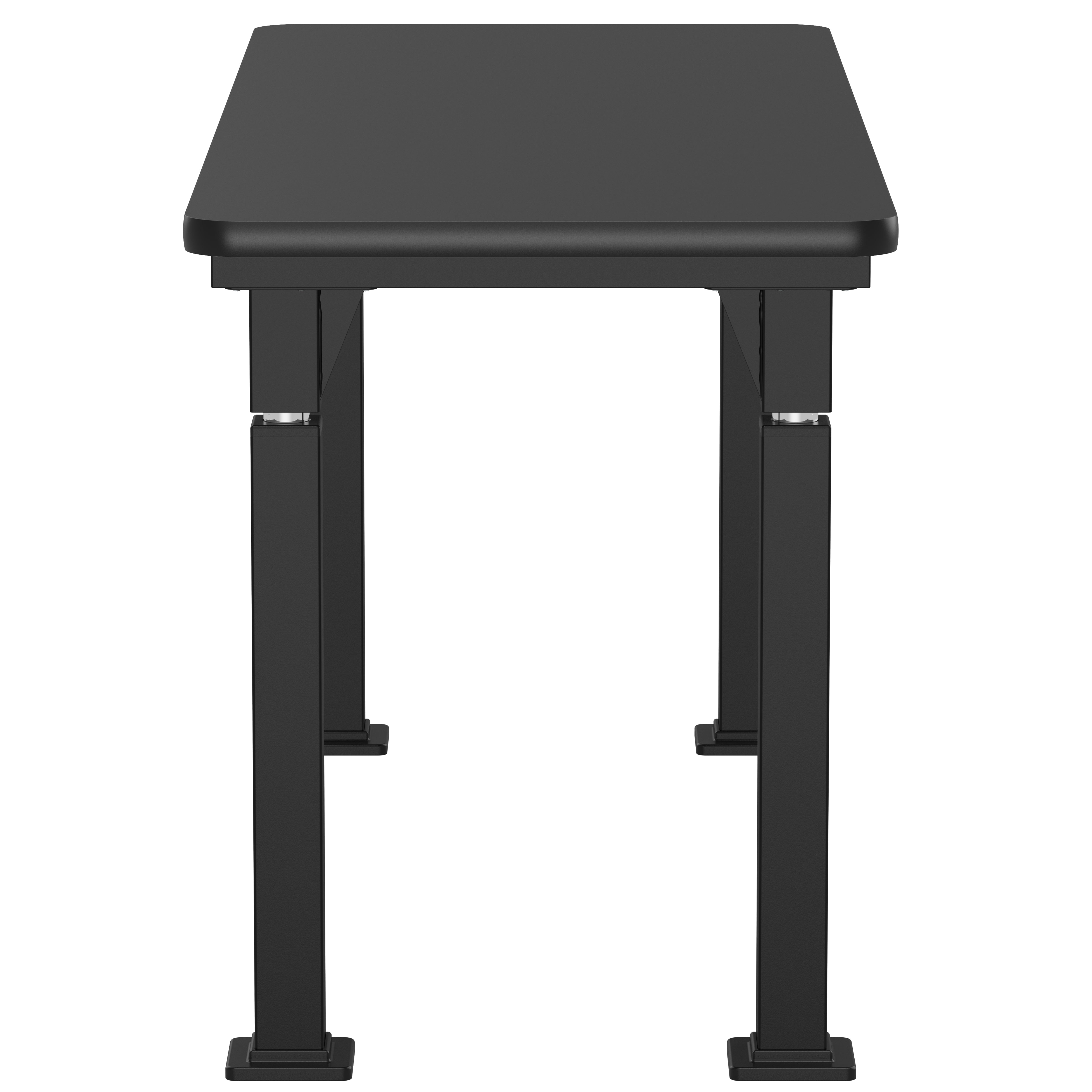NPS® Aero-Lift Table, Signature Frame, 24" x 60", Science HPL Top, Surface Color: Black, Frame Color: Black