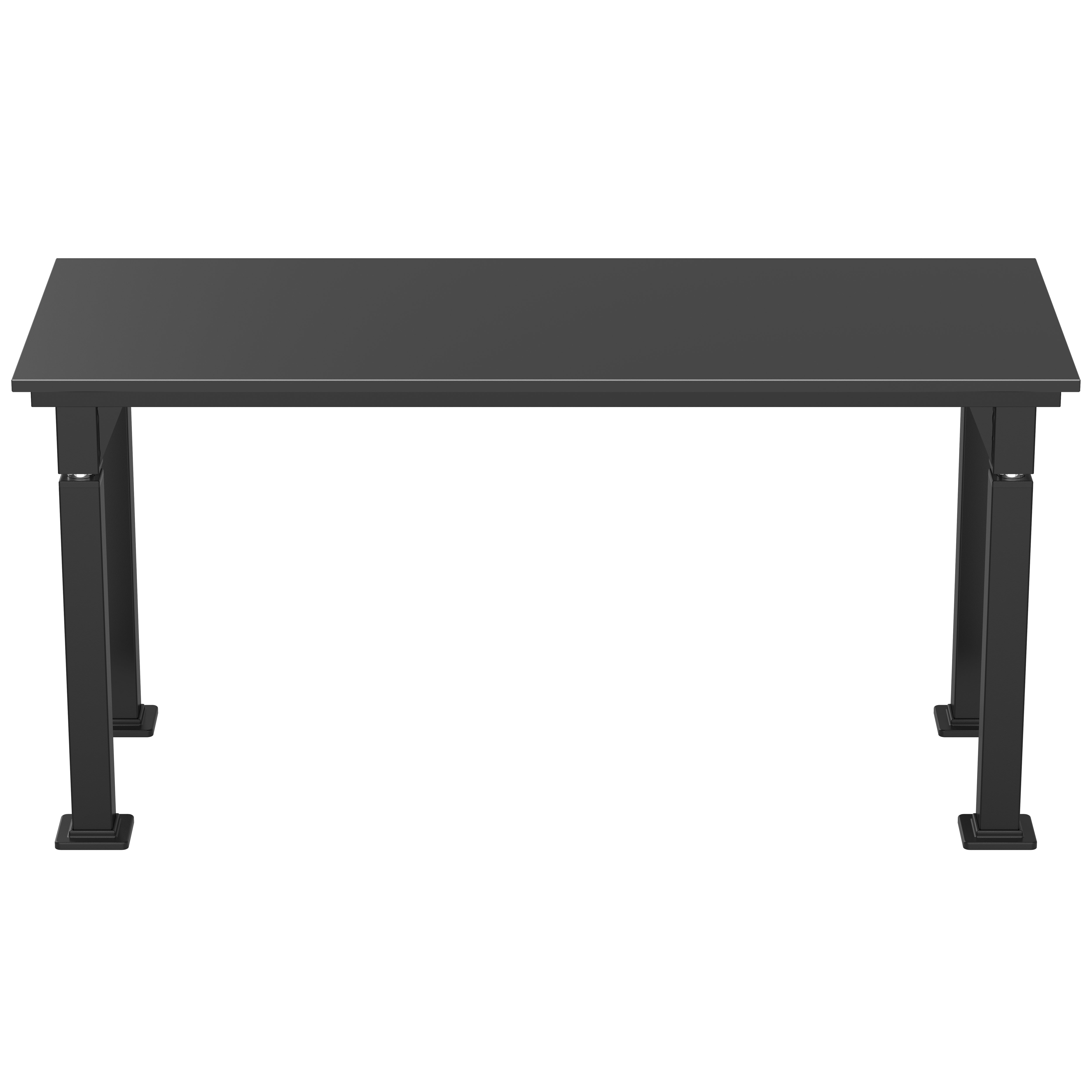 NPS® Aero-Lift Table, Signature Frame, 24" x 60", Phenolic Top, Surface Color: Black, Frame Color: Black