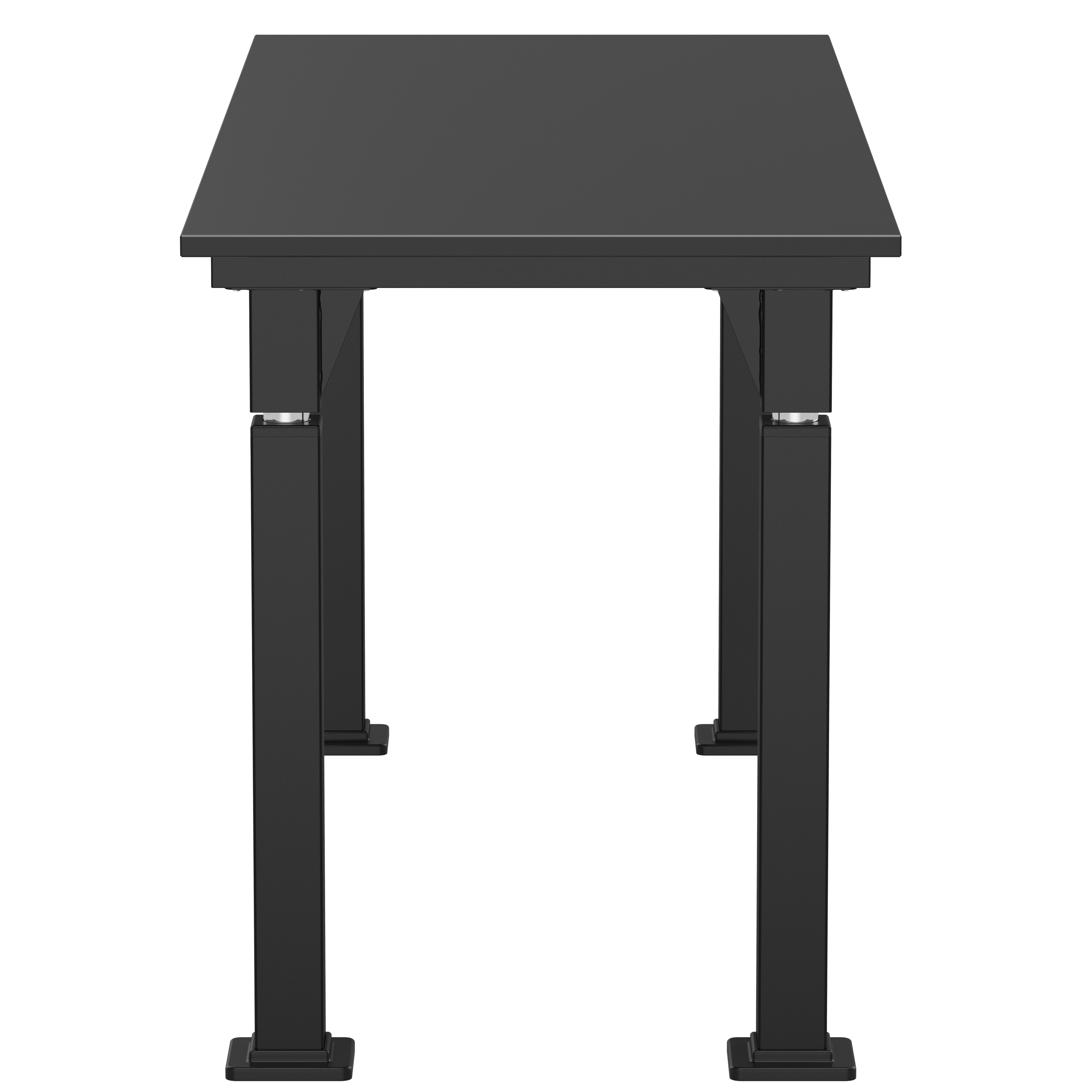 NPS® Aero-Lift Table, Signature Frame, 24" x 60", Phenolic Top, Surface Color: Black, Frame Color: Black