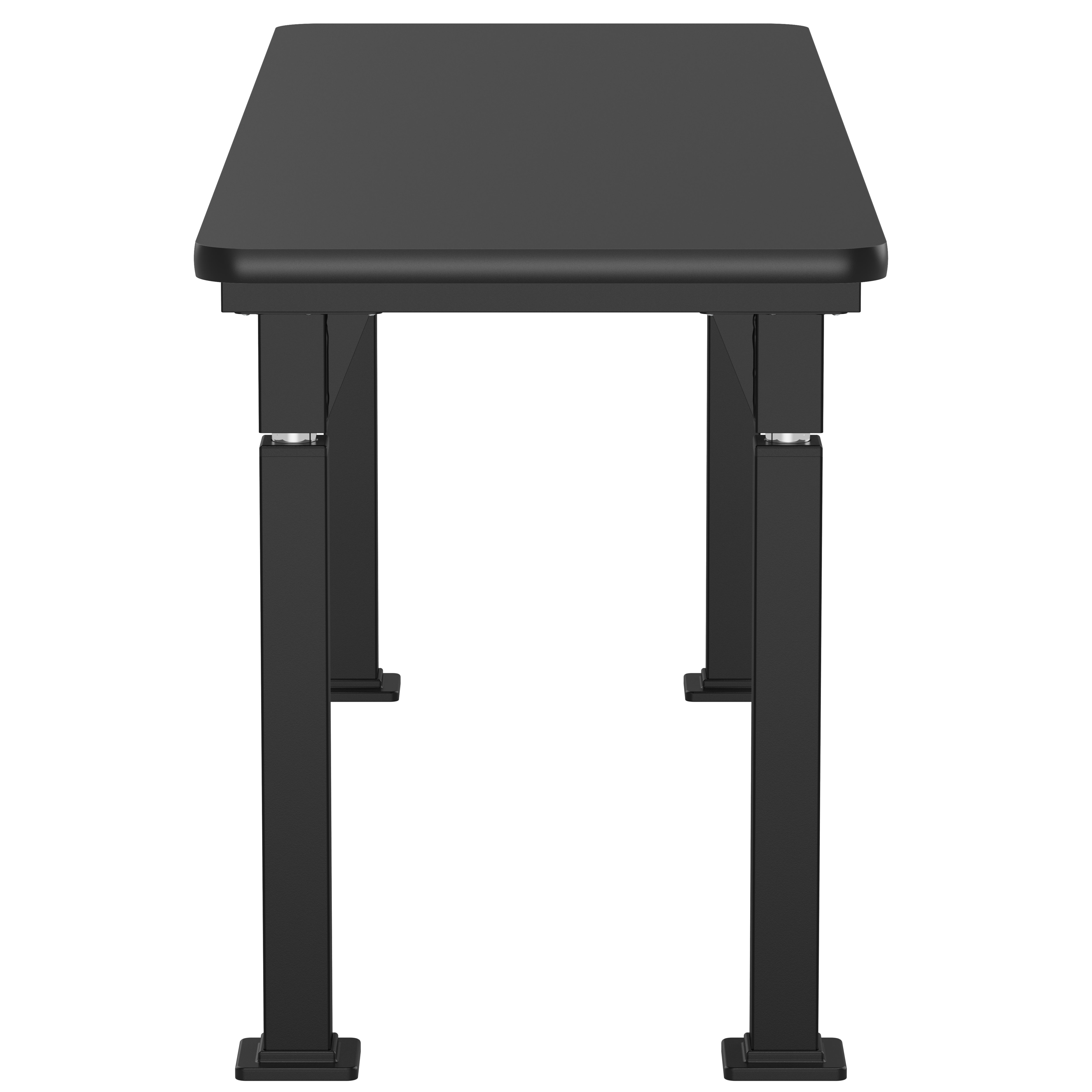 NPS® Aero-Lift Table, Signature Frame, 24" x 72", Science HPL Top, Surface Color: Black, Frame Color: Black