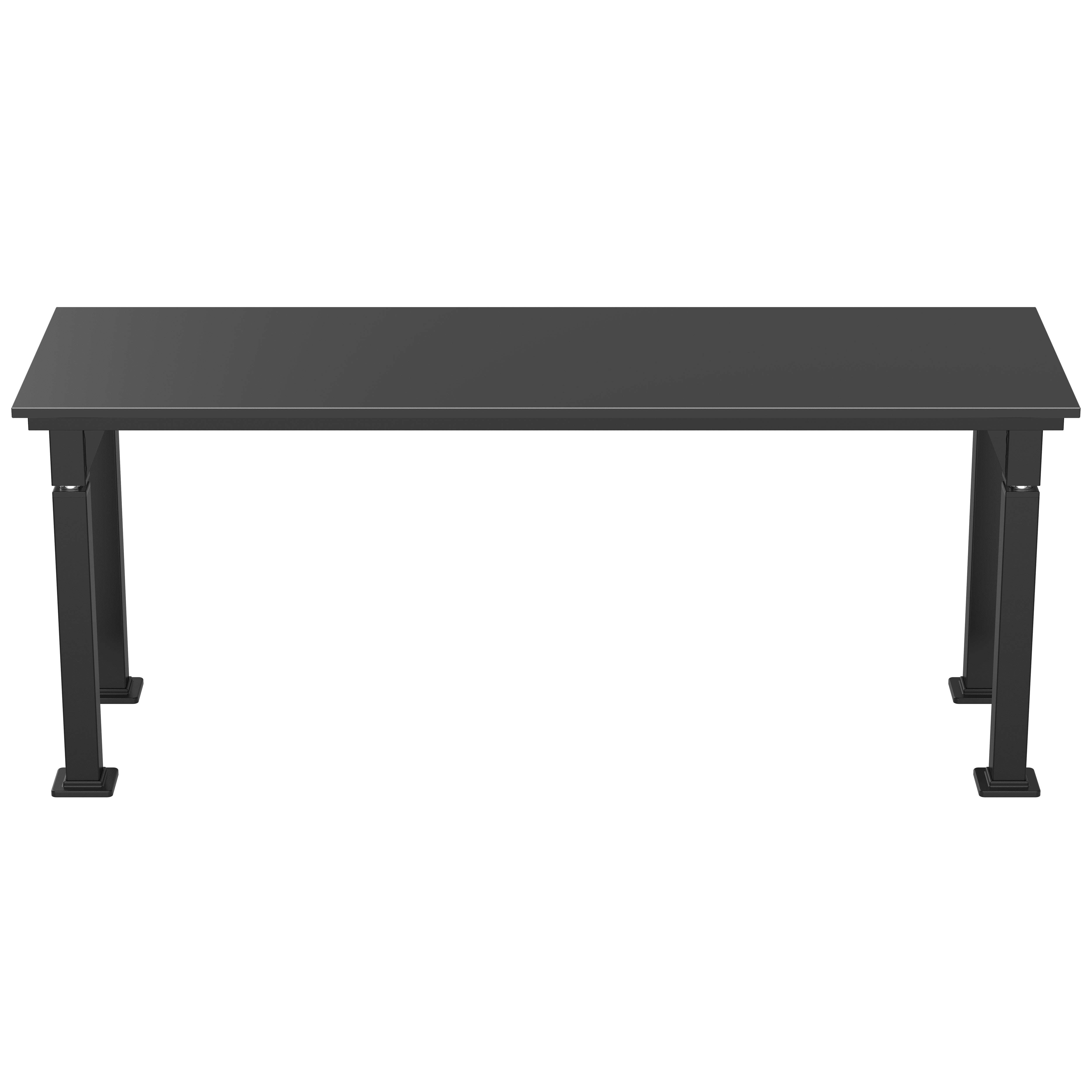 NPS® Aero-Lift Table, Signature Frame, 24" x 72", Phenolic Top, Surface Color: Black, Frame Color: Black