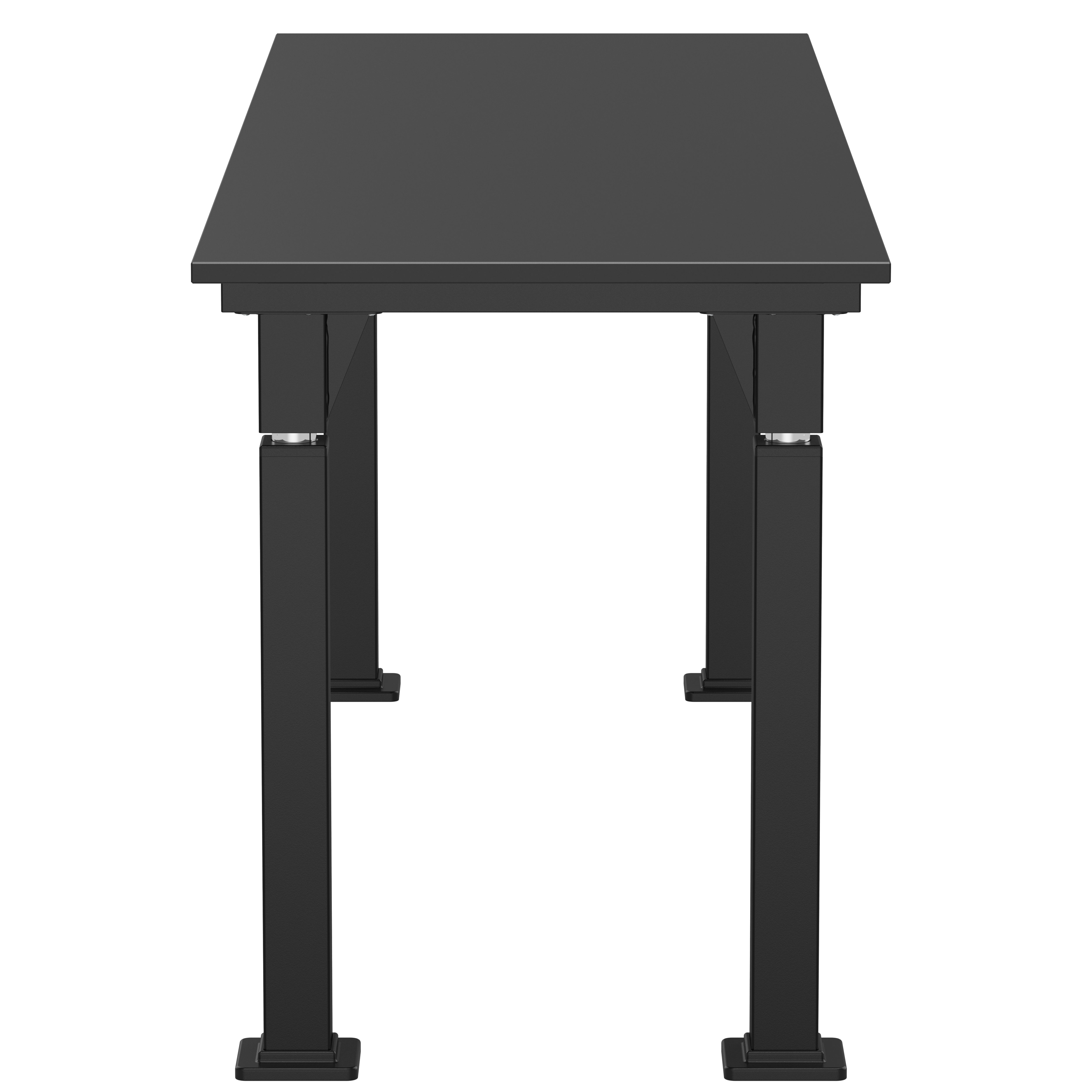 NPS® Aero-Lift Table, Signature Frame, 24" x 72", Phenolic Top, Surface Color: Black, Frame Color: Black