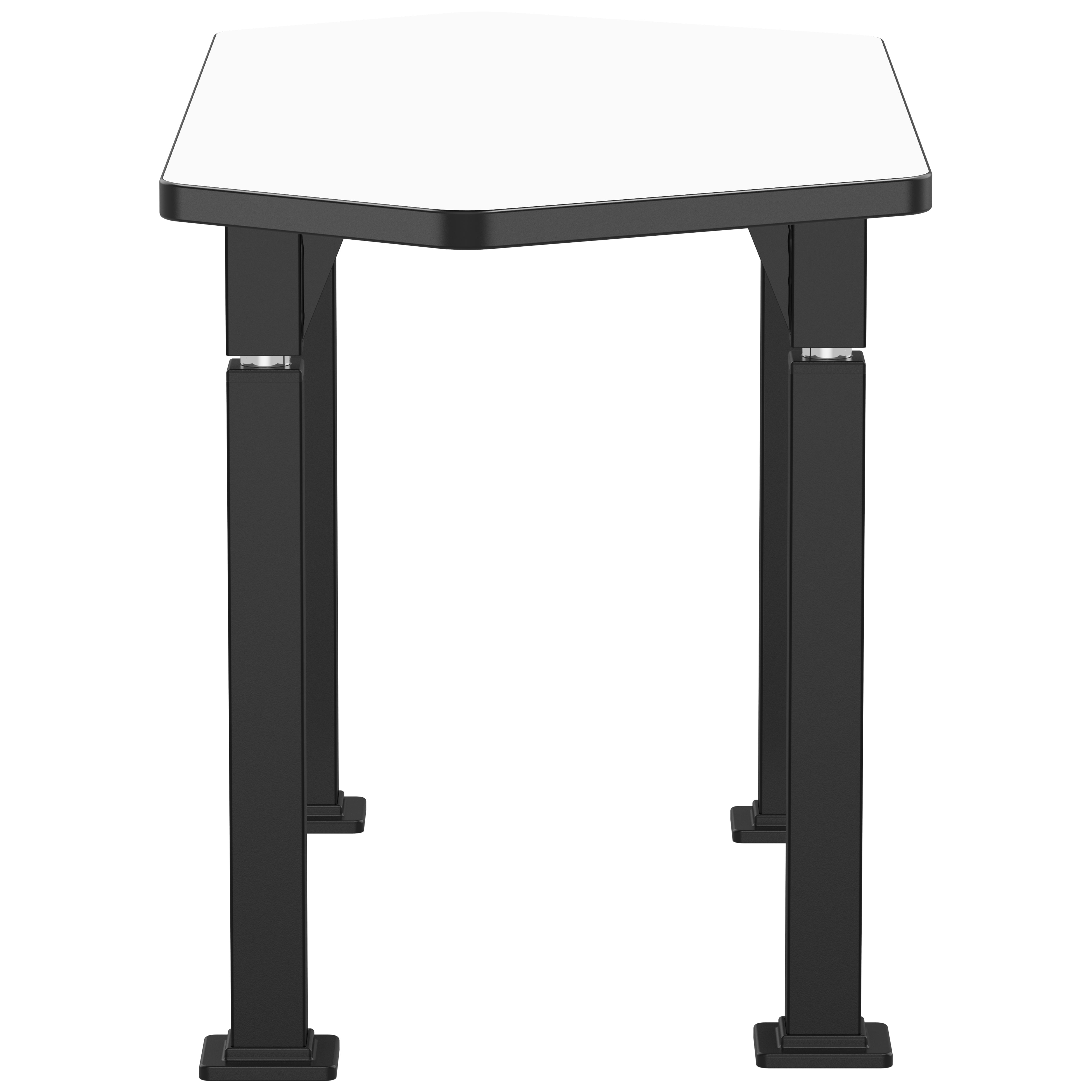 NPS® Aero-Lift Activity Table, 24" x 54" Hexa, Whiteboard Top, Surface Color: White