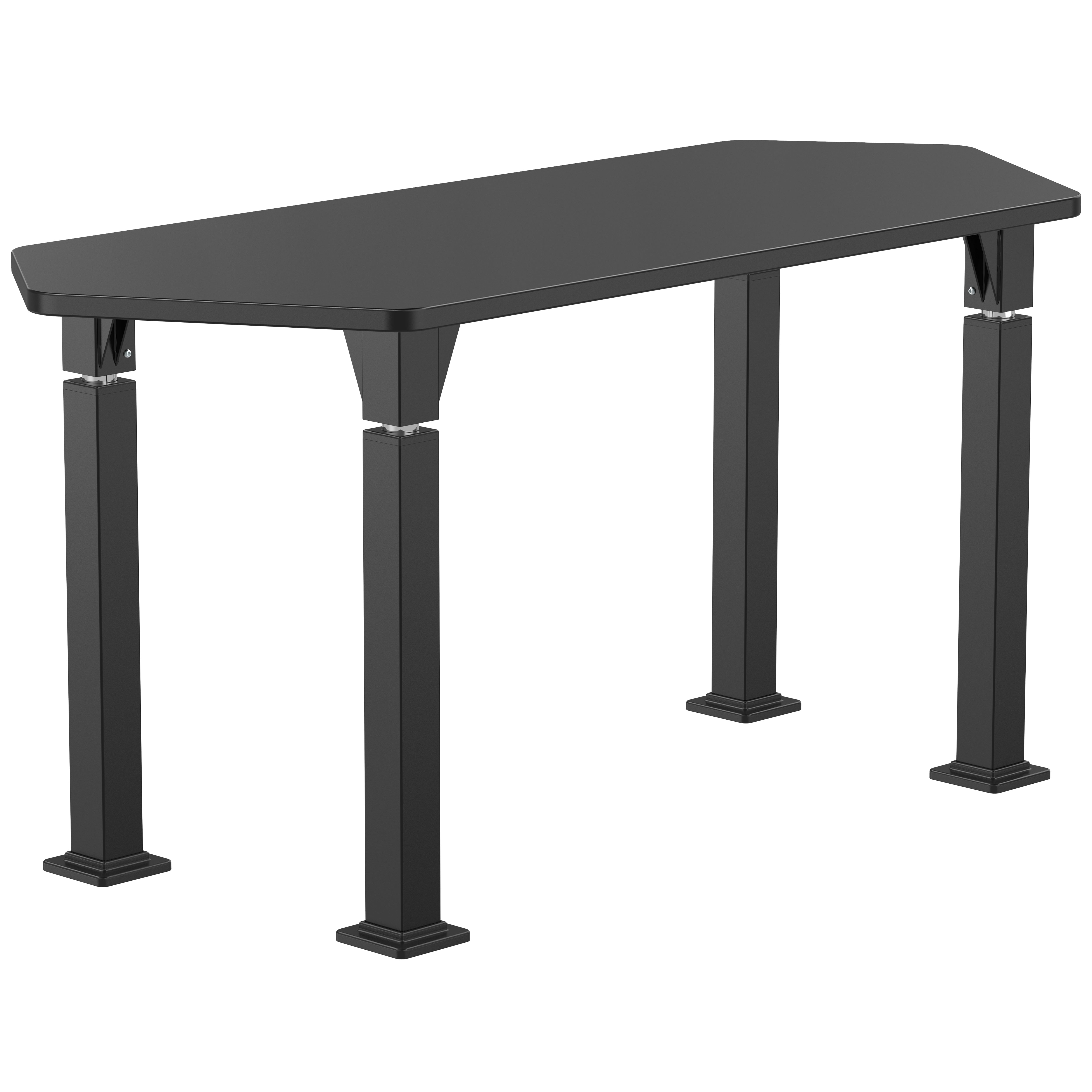 NPS® Aero-Lift Activity Table, 24" x 60" Hexa, Chem-Res Top, Surface Color: Black