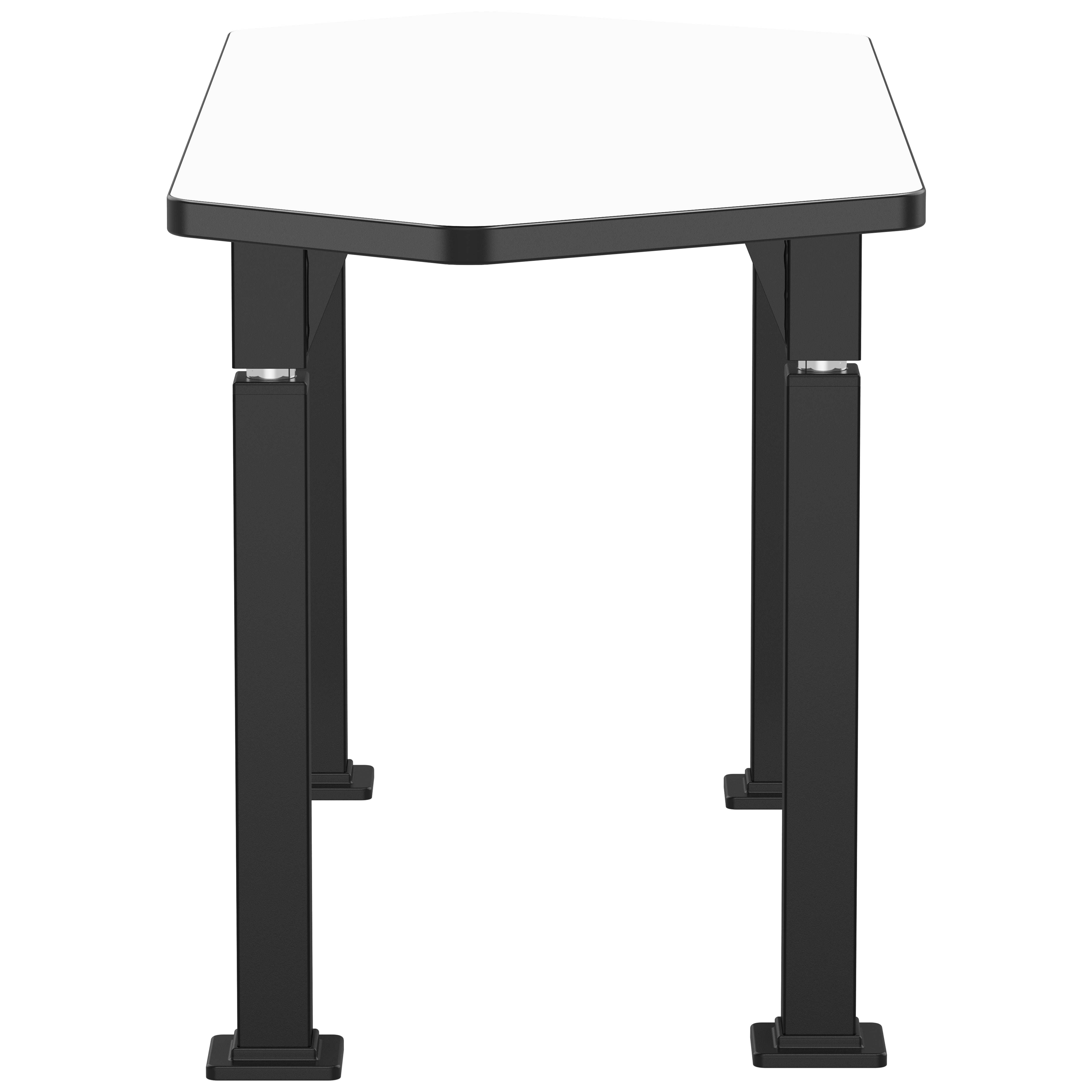 NPS® Aero-Lift Activity Table, 24" x 60" Hexa, Whiteboard Top, Surface Color: White