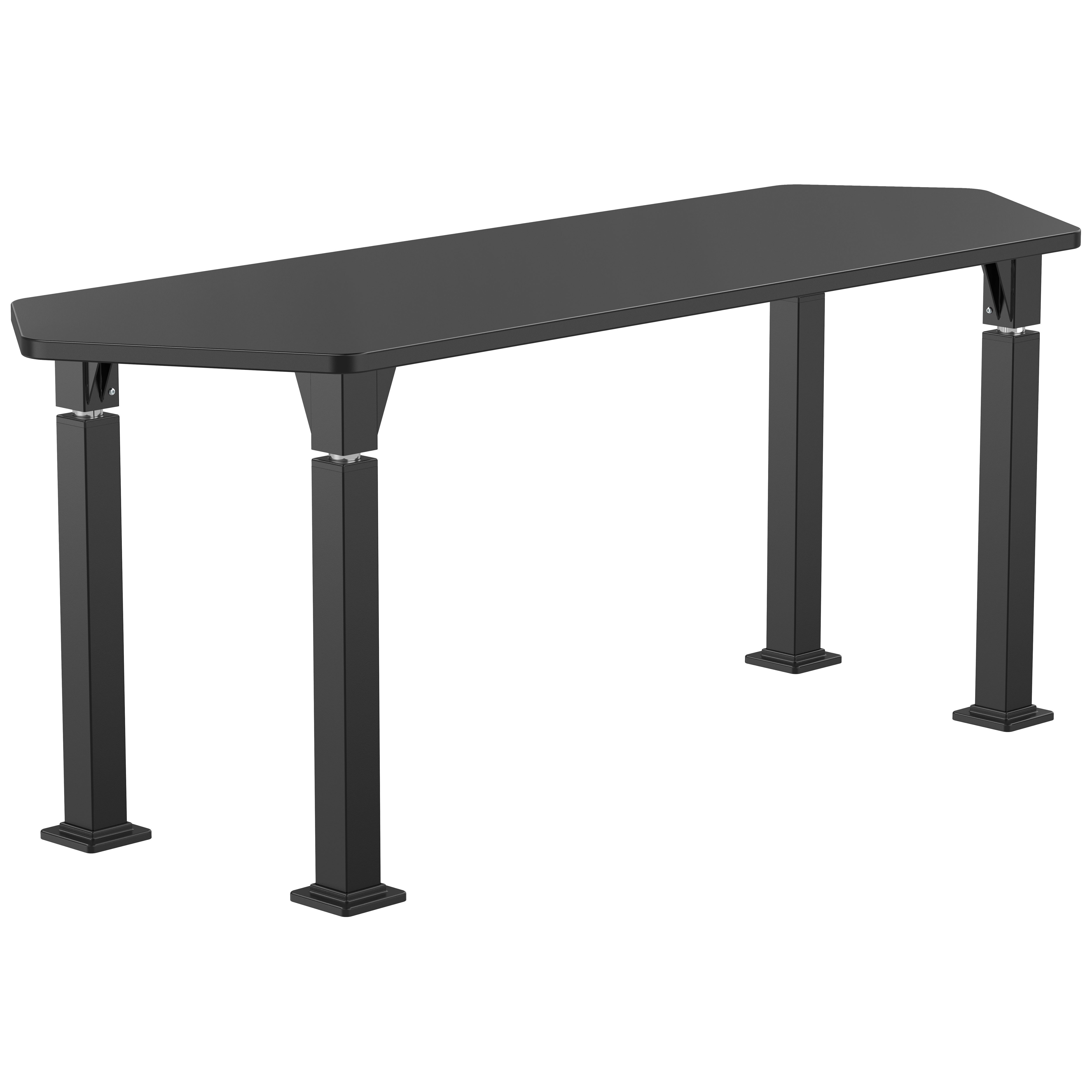 NPS® Aero-Lift Activity Table, 24" x 72" Hexa, Chem-Res Top, Surface Color: Black