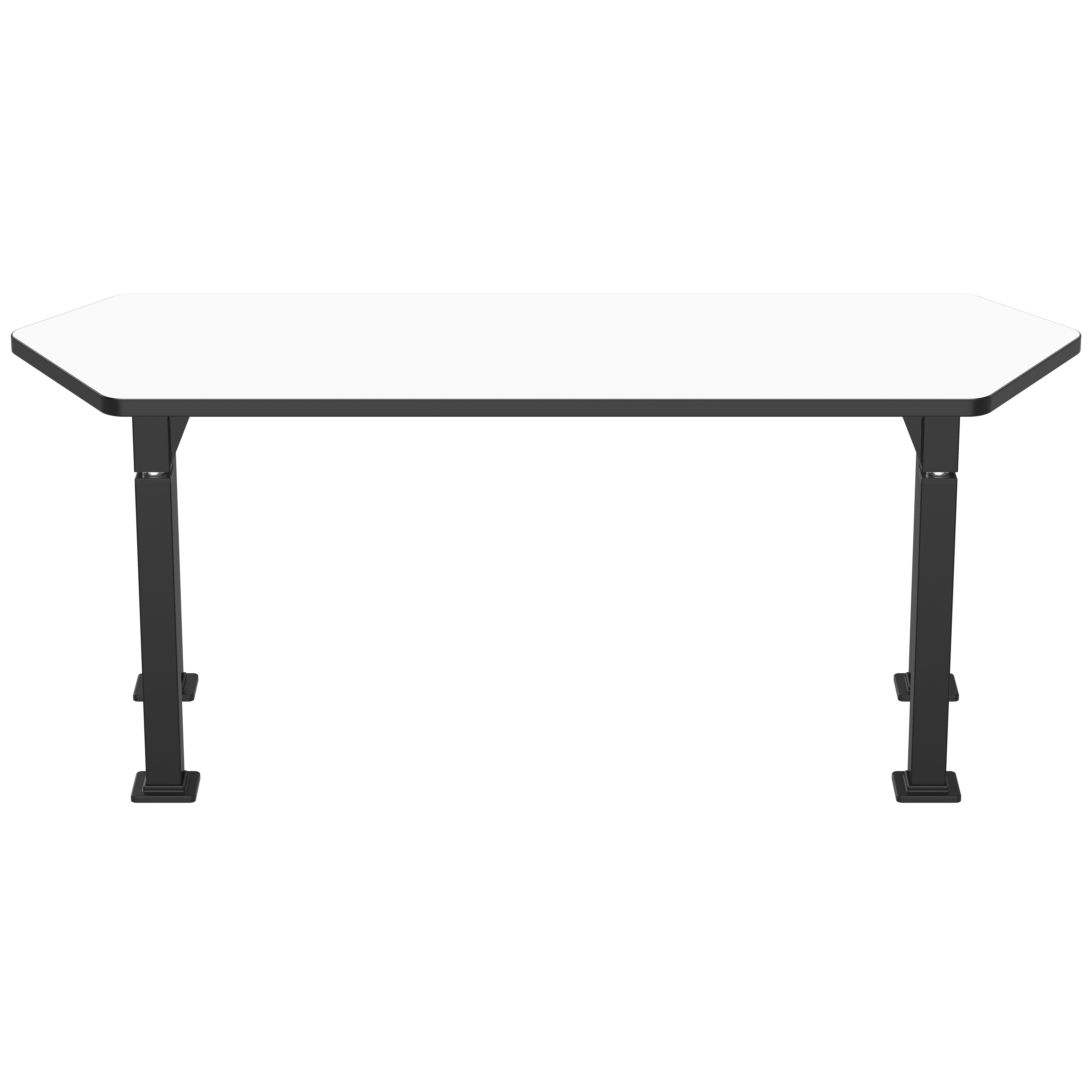 NPS® Aero-Lift Activity Table, 24" x 72" Hexa, Whiteboard Top, Surface Color: White