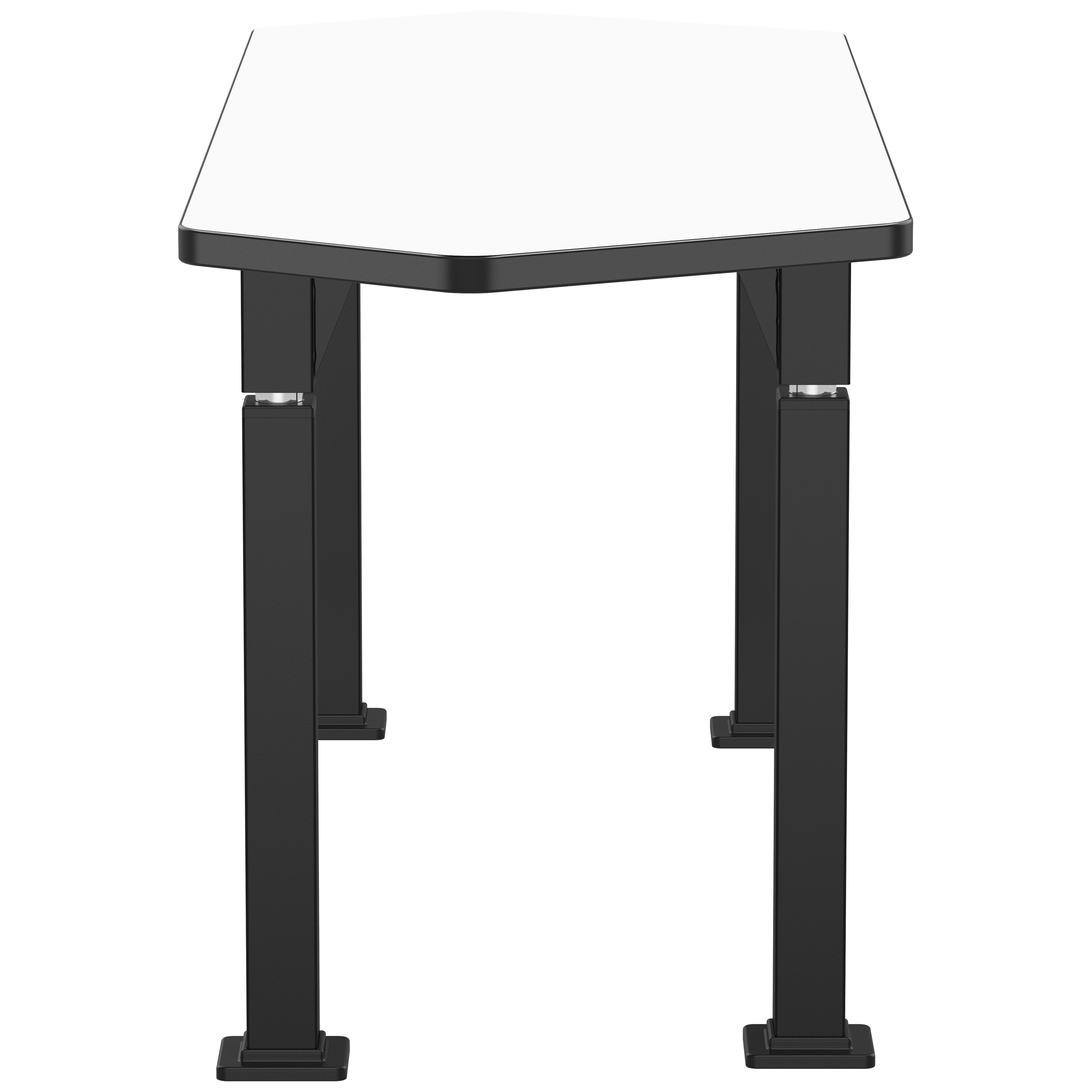 NPS® Aero-Lift Activity Table, 24" x 72" Hexa, Whiteboard Top, Surface Color: White