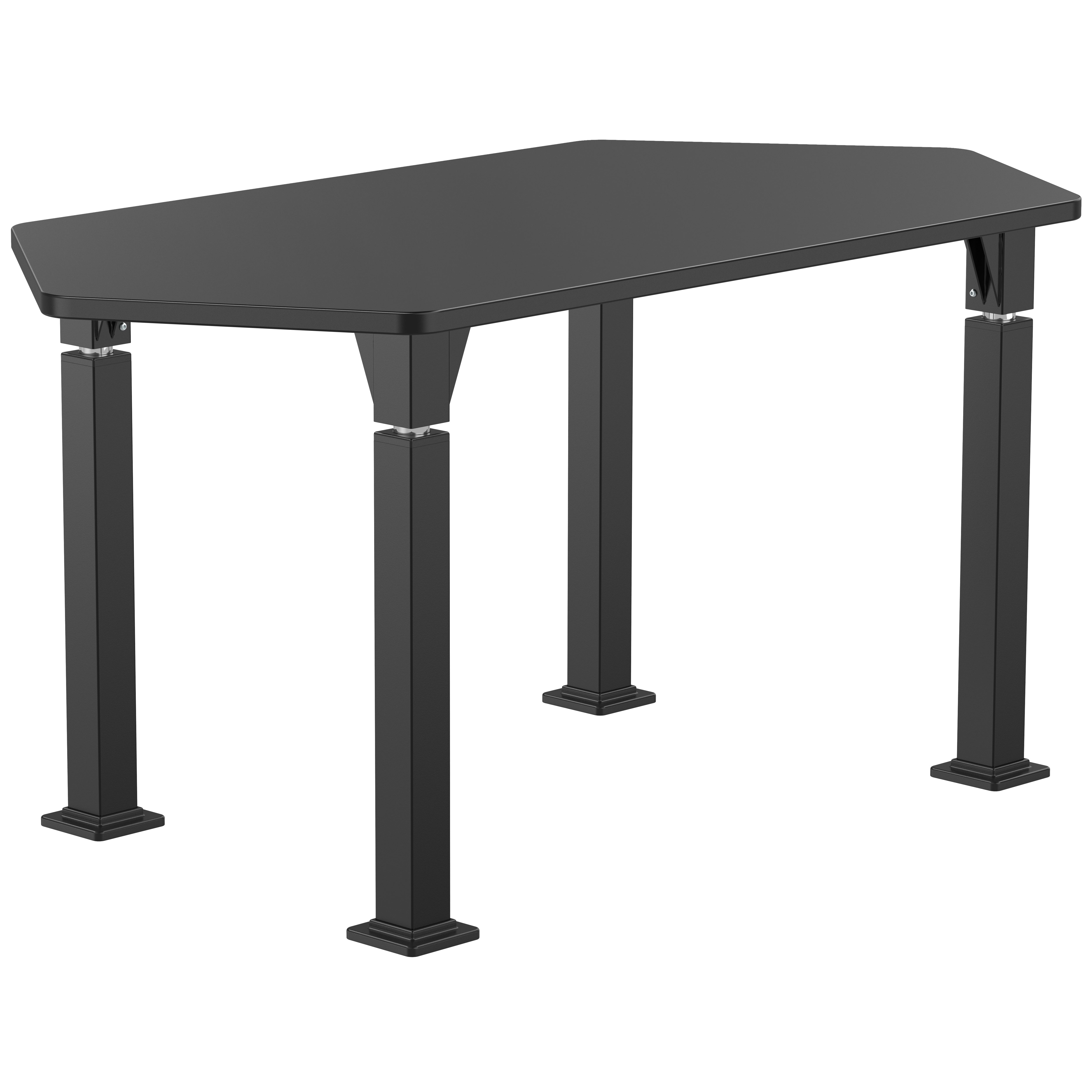 NPS® Aero-Lift Activity Table, 30" x 60" Hexa, Chem-Res Top, Surface Color: Black