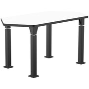 NPS® Aero-Lift Activity Table, 30" x 60" Hexa, Whiteboard Top, Surface Color: White