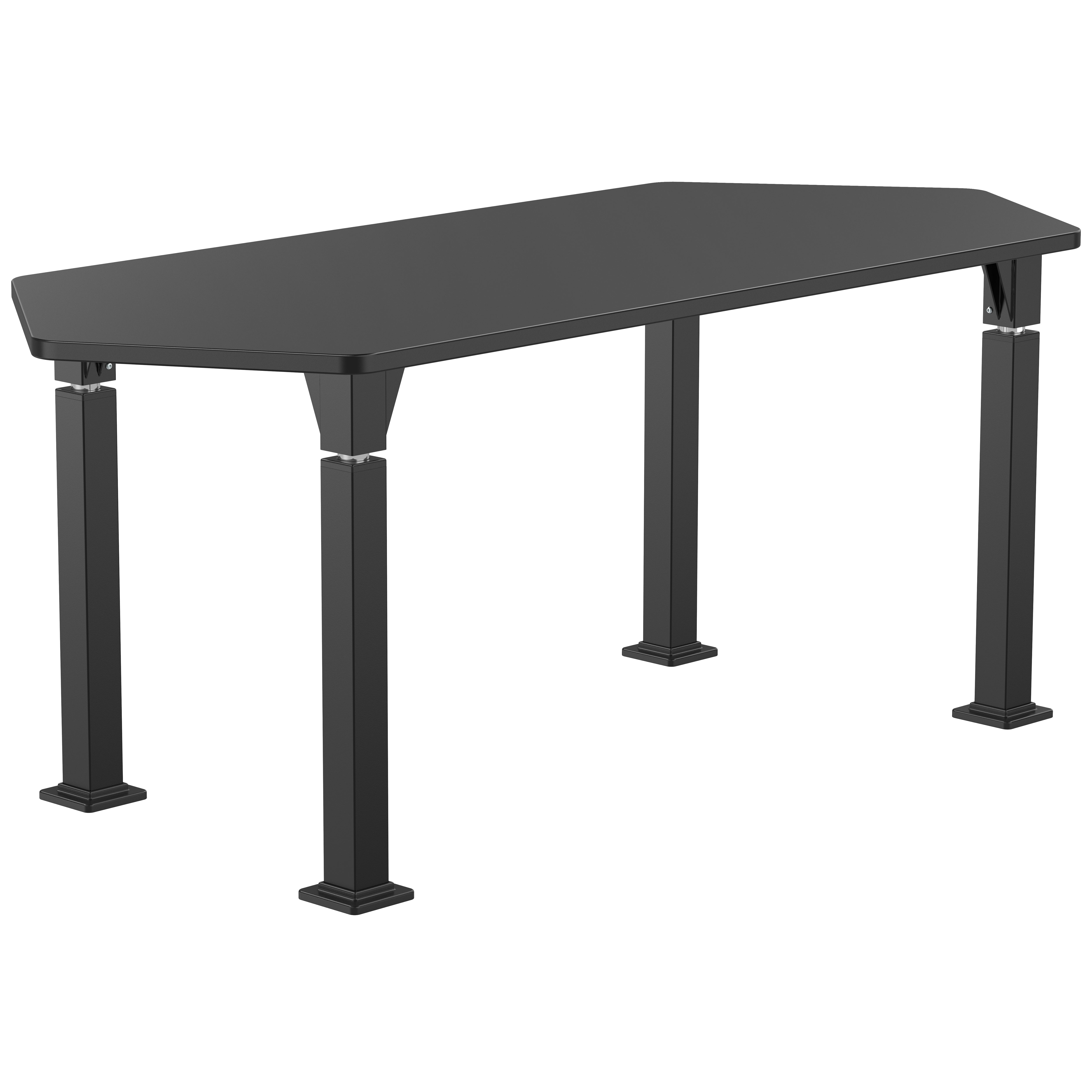 NPS® Aero-Lift Activity Table, 30" x 72" Hexa, Chem-Res Top, Surface Color: Black