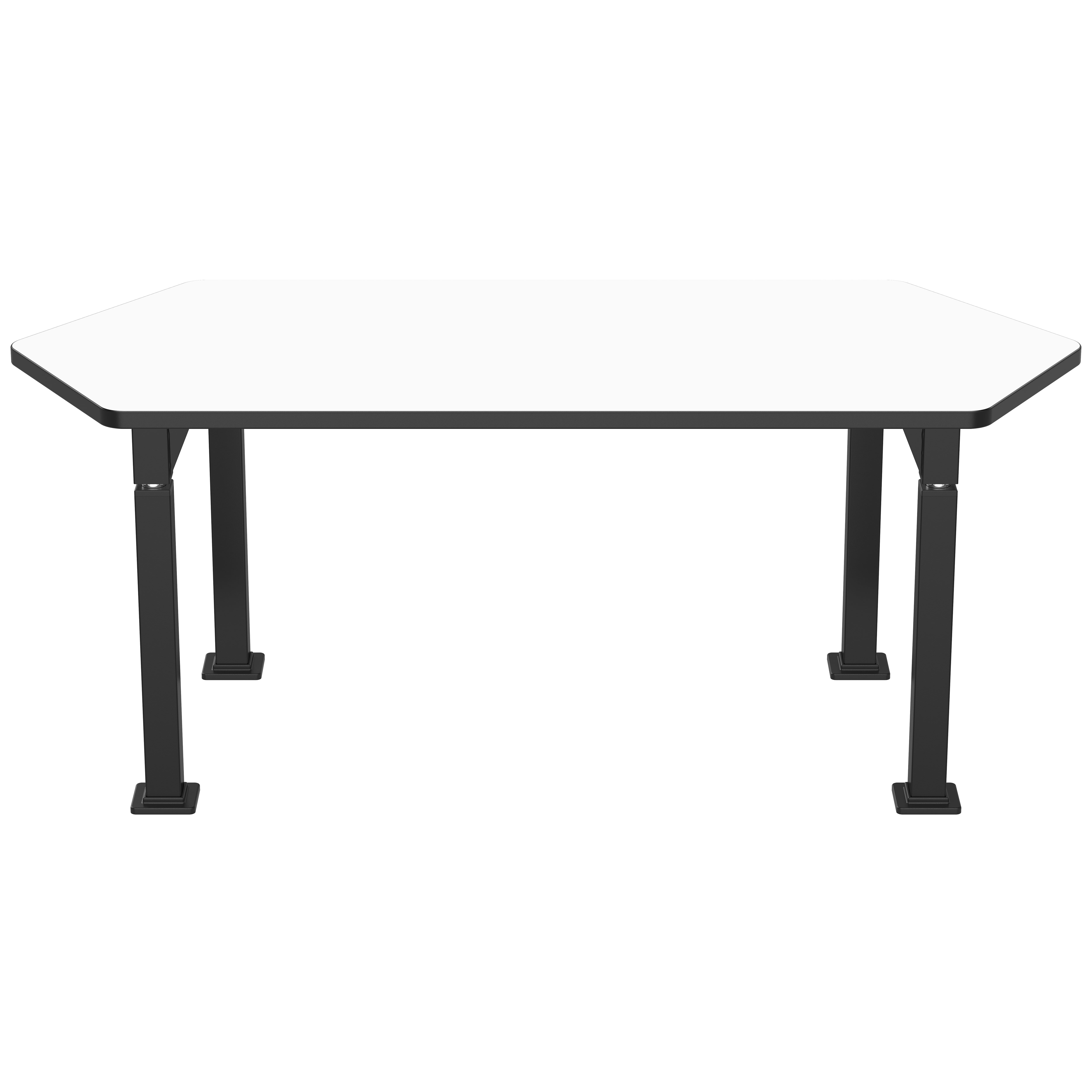 NPS® Aero-Lift Activity Table, 30" x 72" Hexa, Whiteboard Top, Surface Color: White