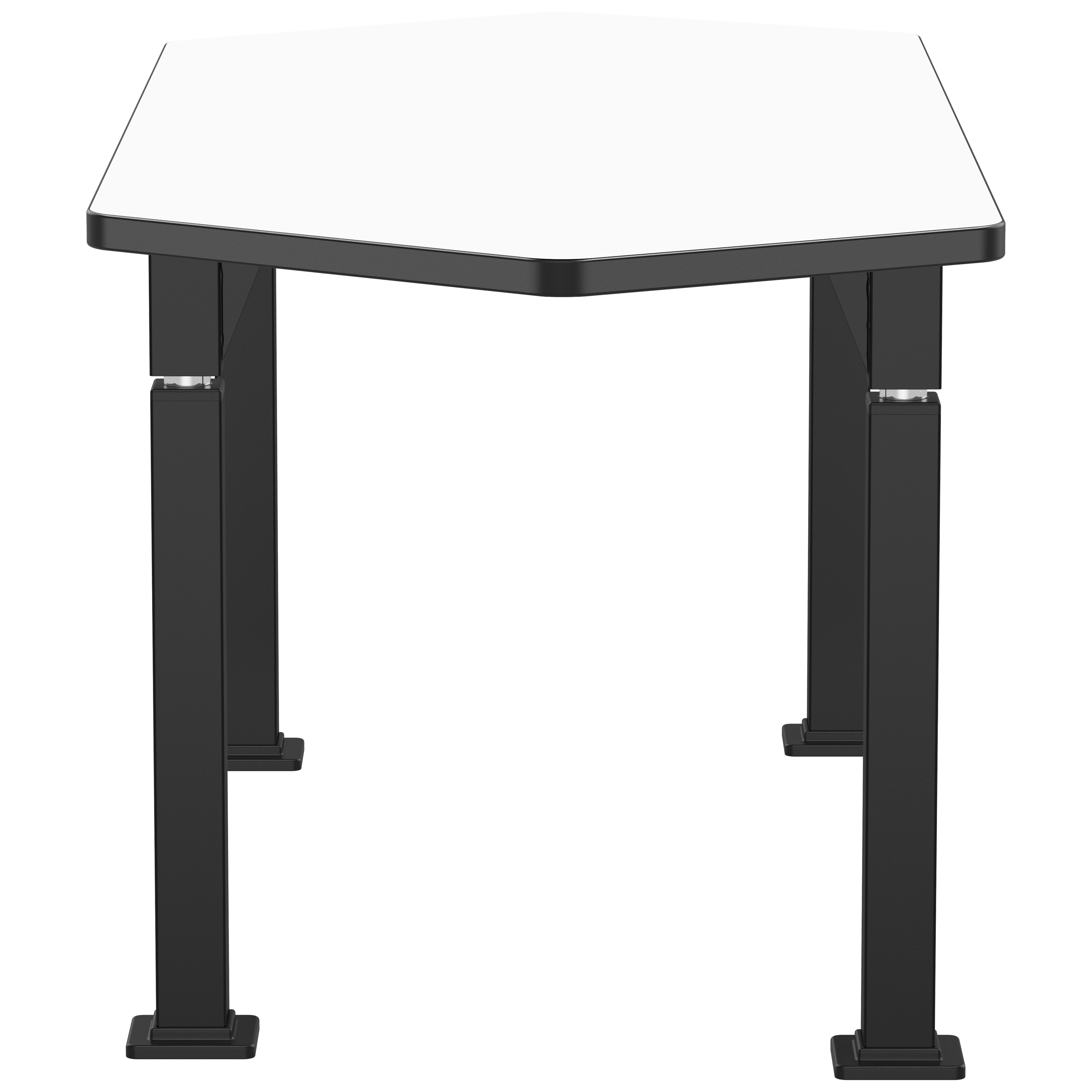 NPS® Aero-Lift Activity Table, 30" x 72" Hexa, Whiteboard Top, Surface Color: White