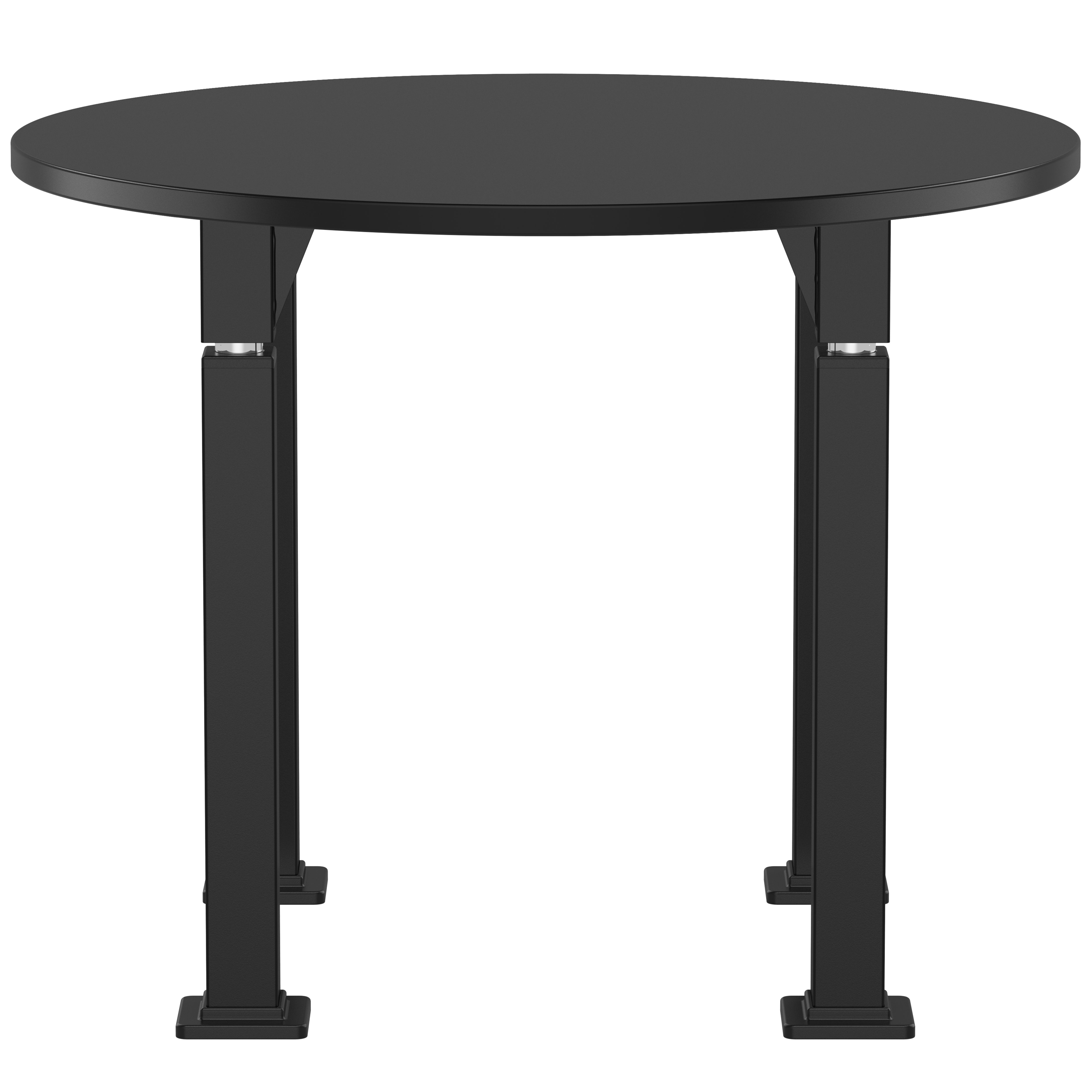 NPS® Aero-Lift Activity Table, 36" Round, Chem-Res Top, Surface Color: Black
