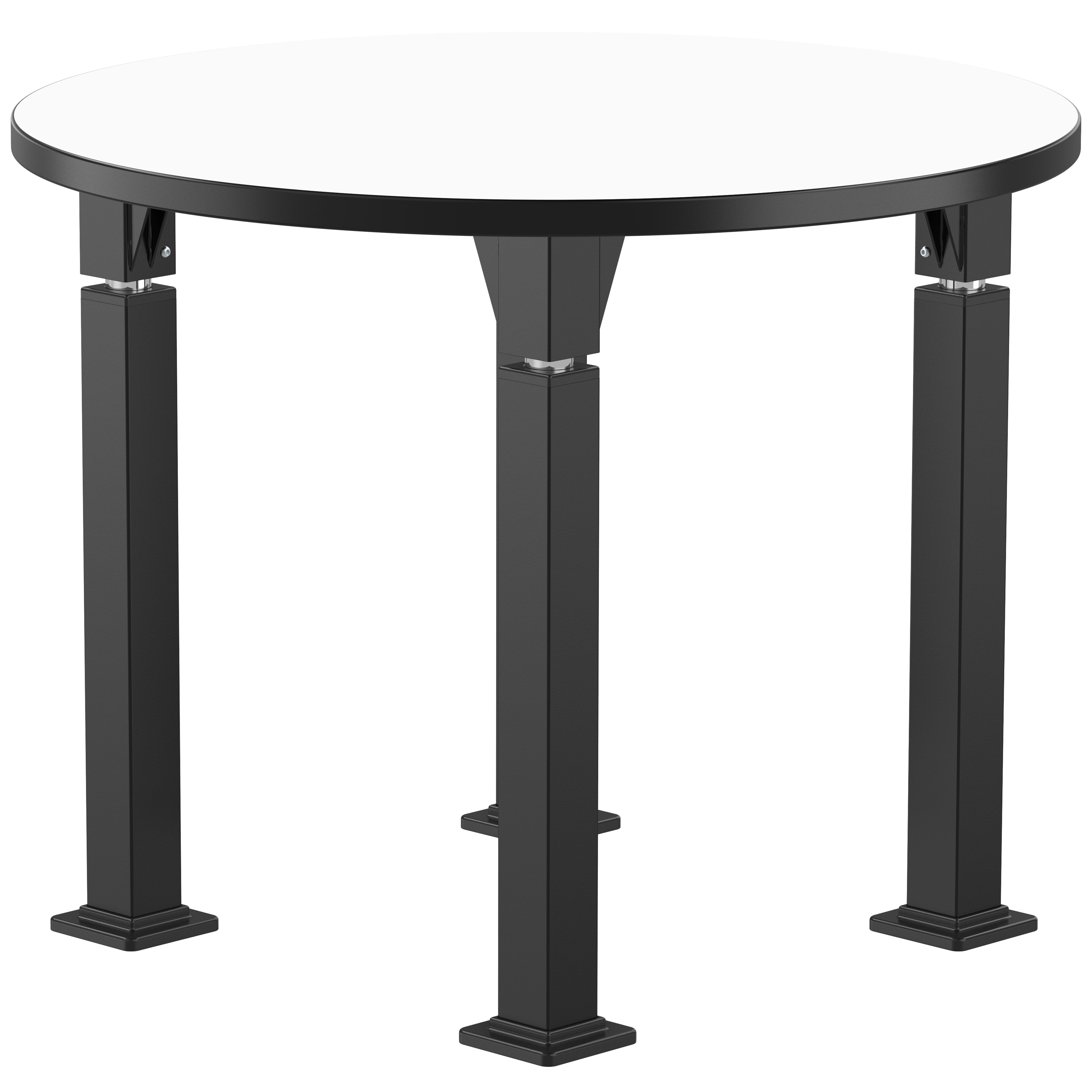 NPS® Aero-Lift Activity Table, 36" Round, Whiteboard Top, Surface Color: White