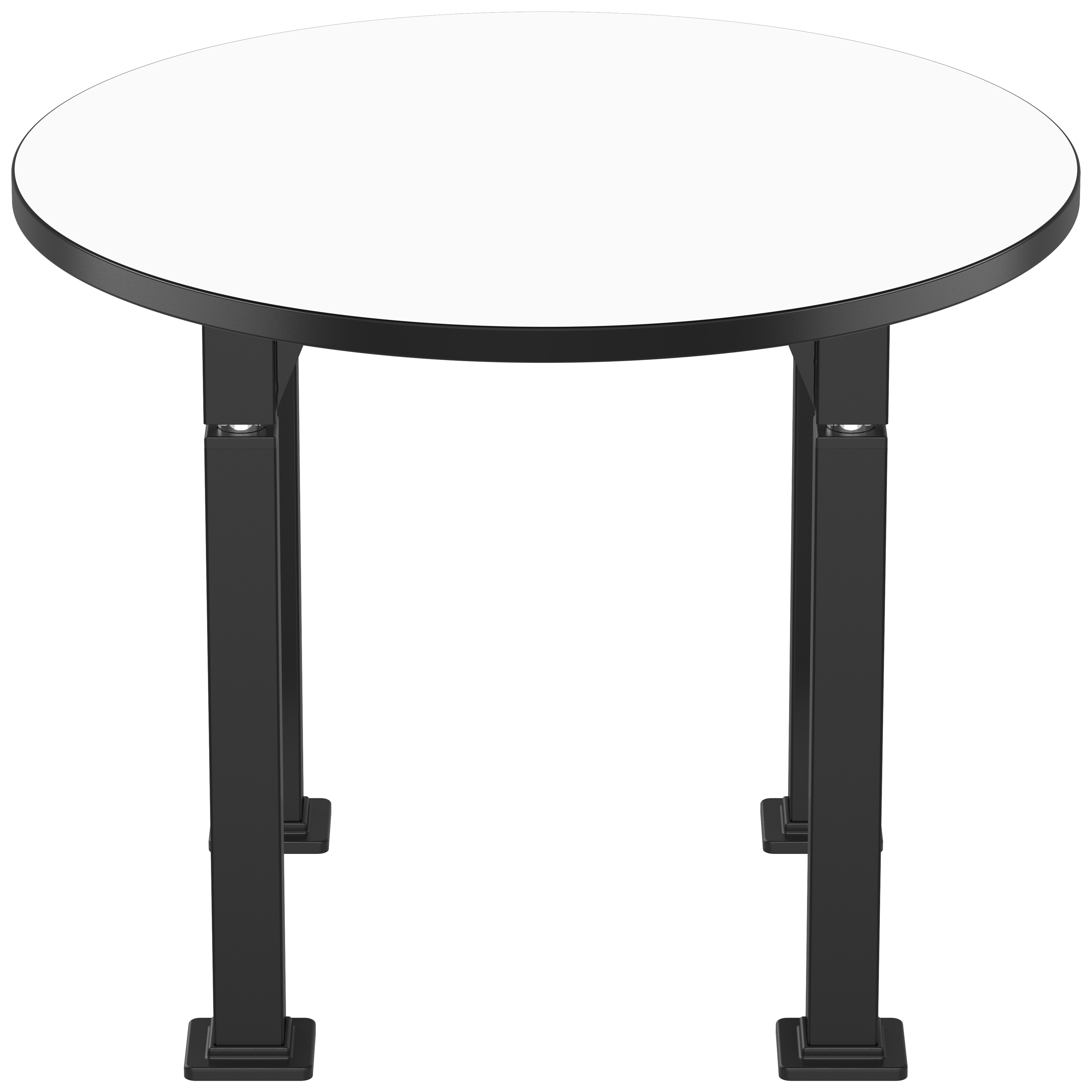 NPS® Aero-Lift Activity Table, 36" Round, Whiteboard Top, Surface Color: White