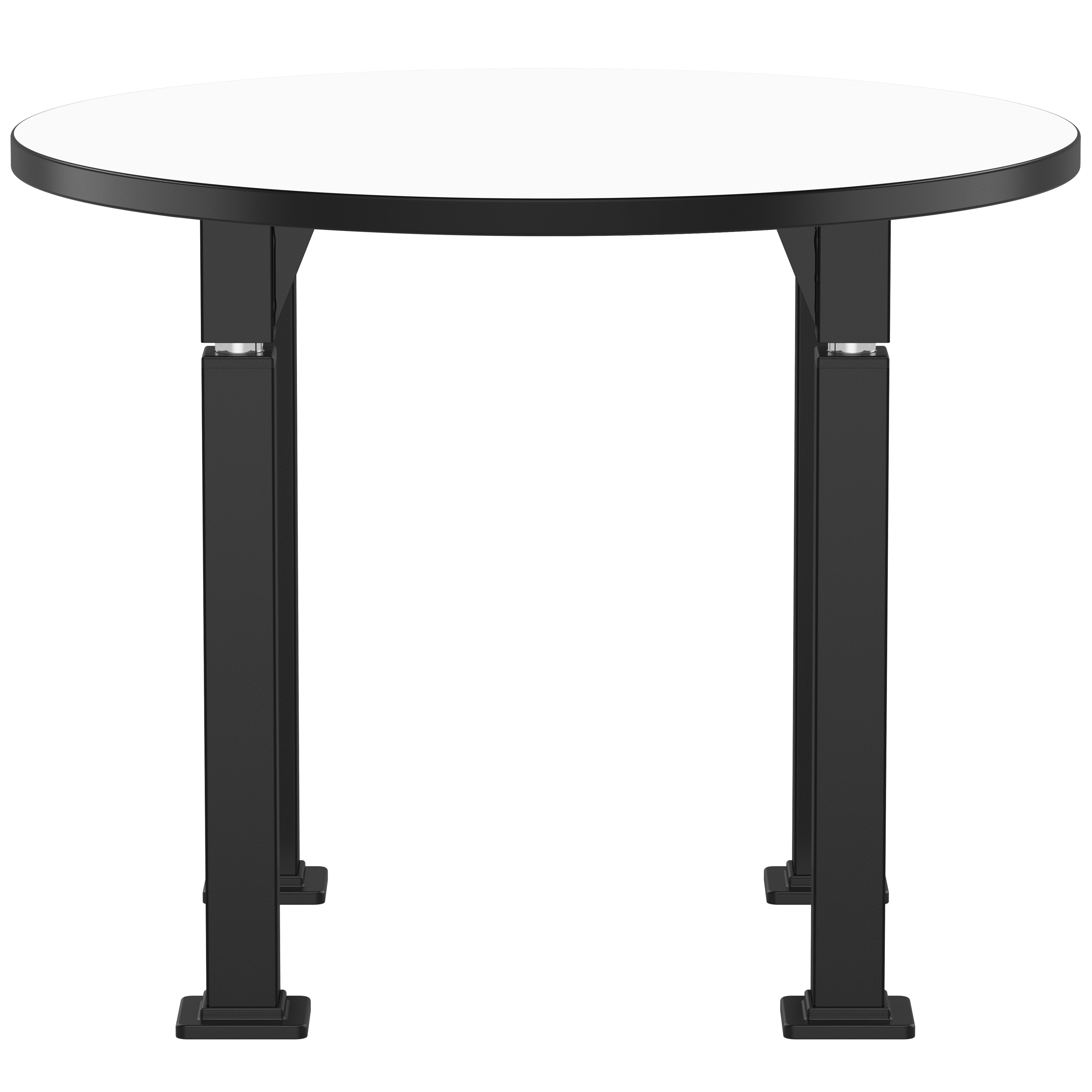 NPS® Aero-Lift Activity Table, 36" Round, Whiteboard Top, Surface Color: White