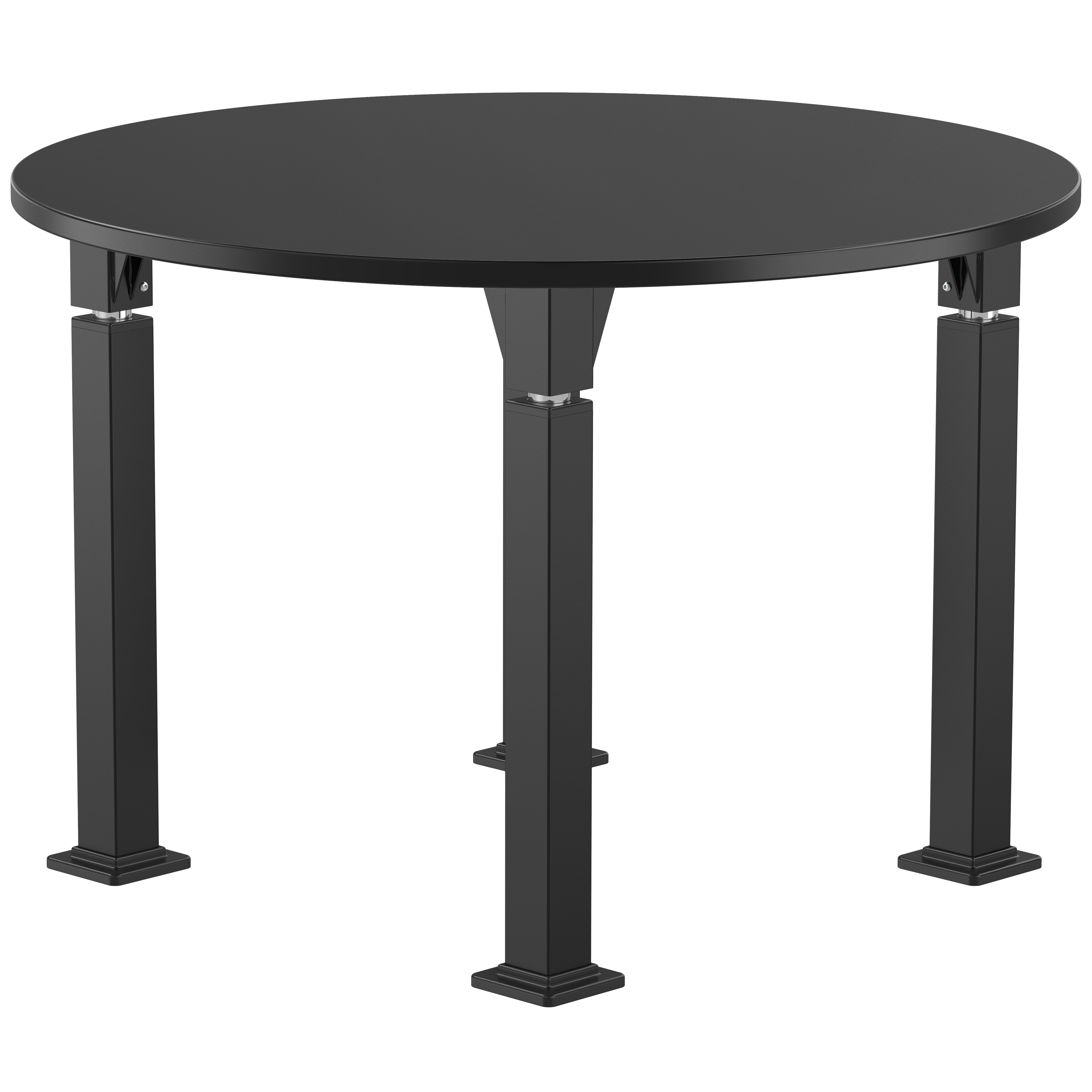 NPS® Aero-Lift Activity Table, 42" Round, Chem-Res Top, Surface Color: Black