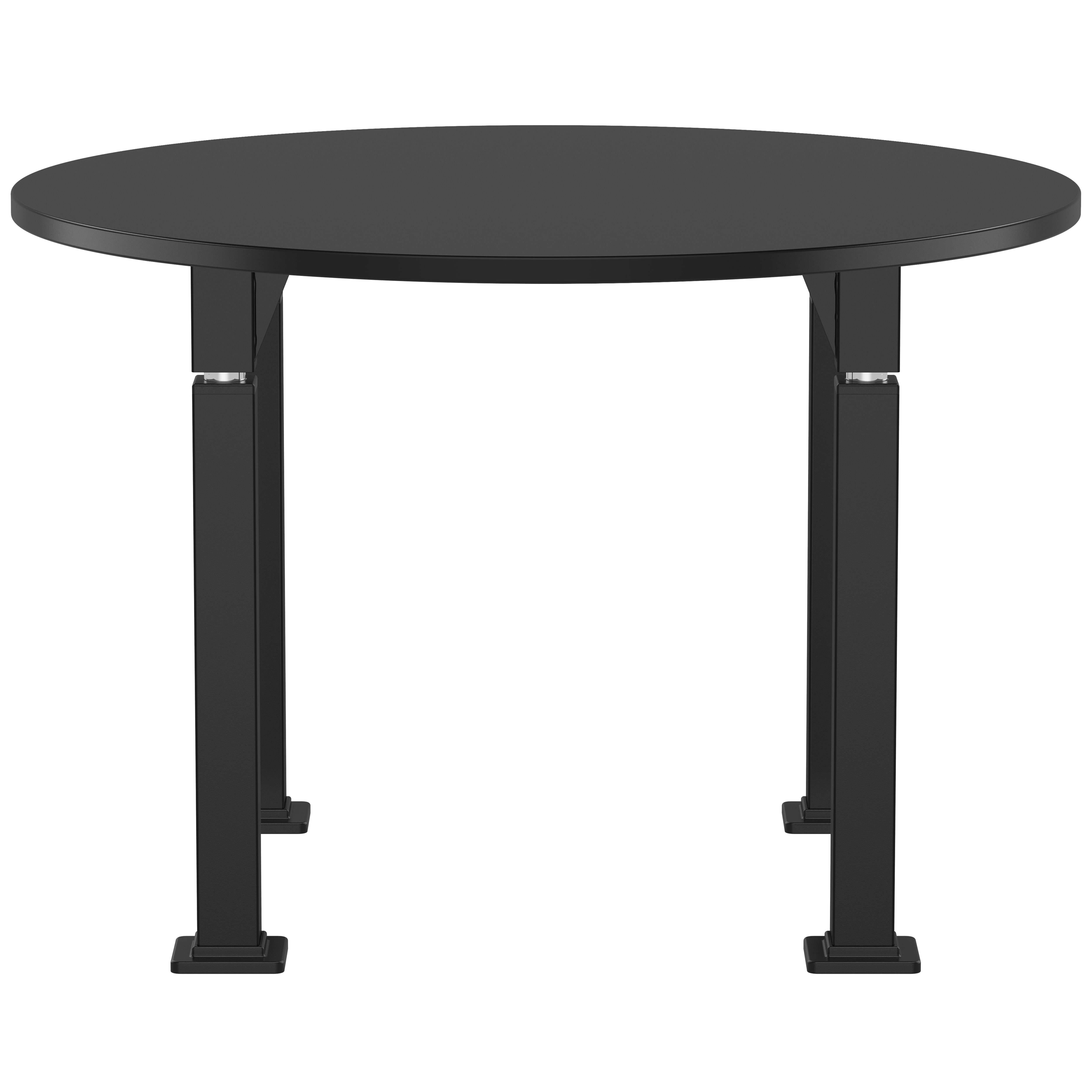 NPS® Aero-Lift Activity Table, 42" Round, Chem-Res Top, Surface Color: Black