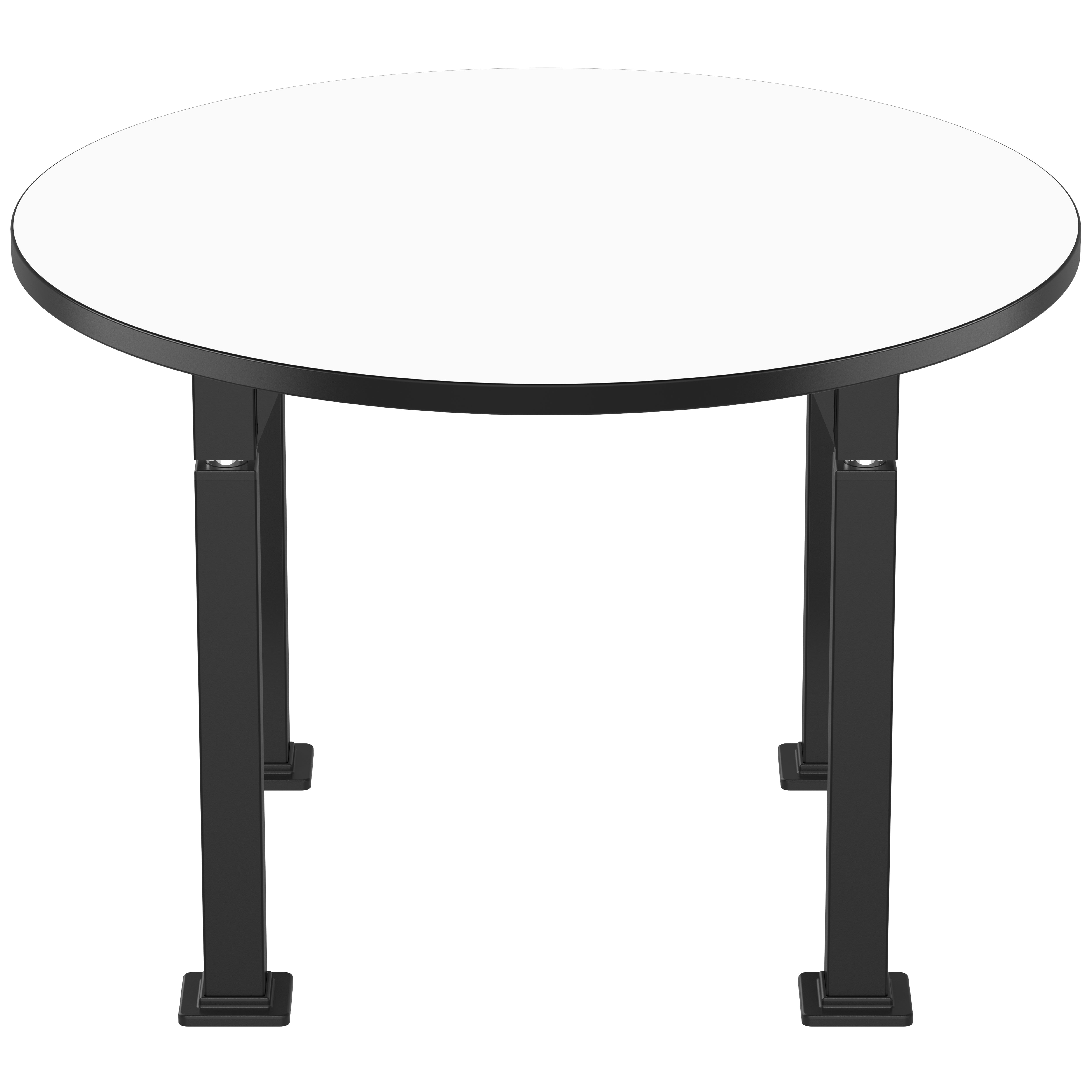 NPS® Aero-Lift Activity Table, 42" Round, Whiteboard Top, Surface Color: White