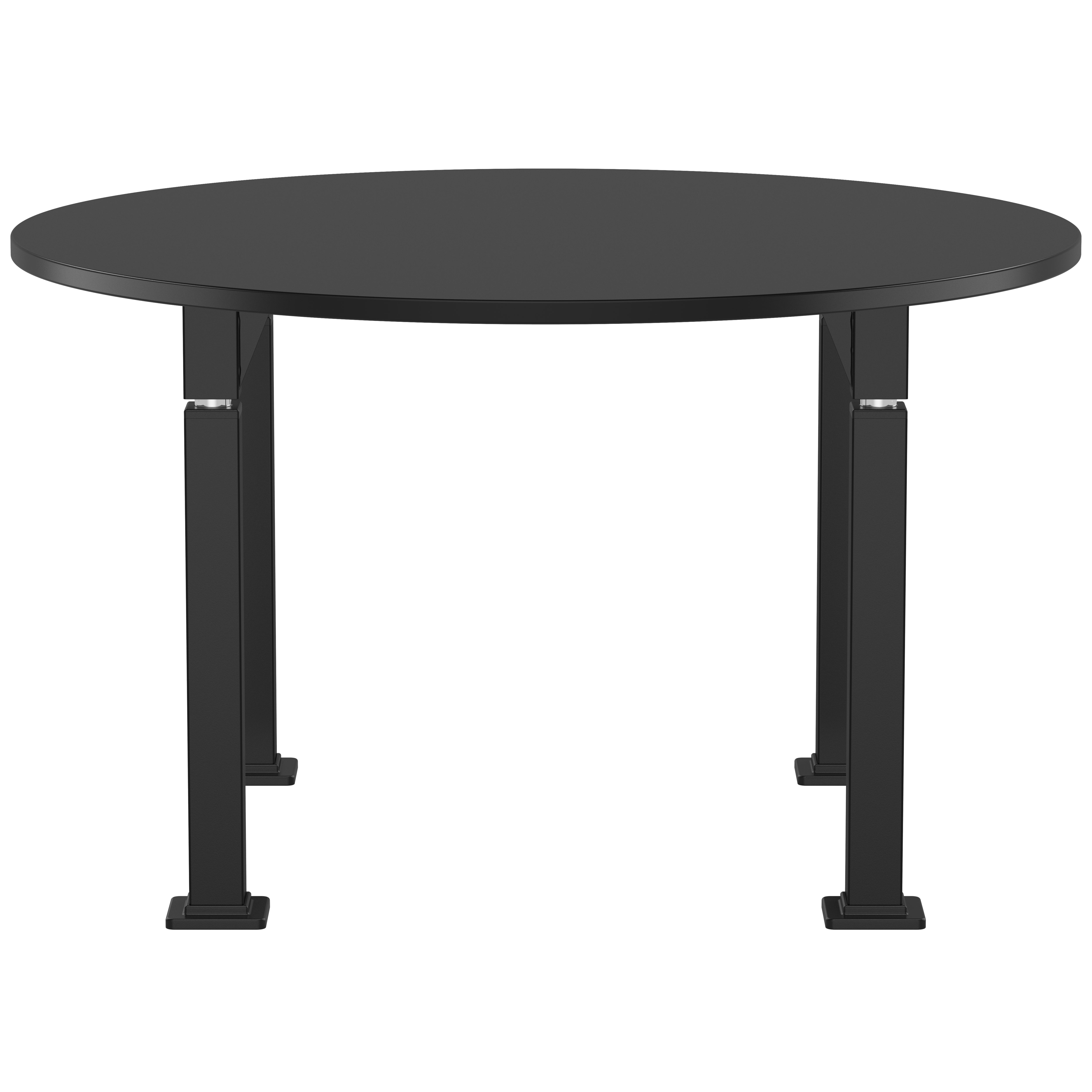 NPS® Aero-Lift Activity Table, 48" Round, Chem-Res Top, Surface Color: Black
