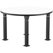 NPS® Aero-Lift Activity Table, 48" Round, Whiteboard Top, Surface Color: White