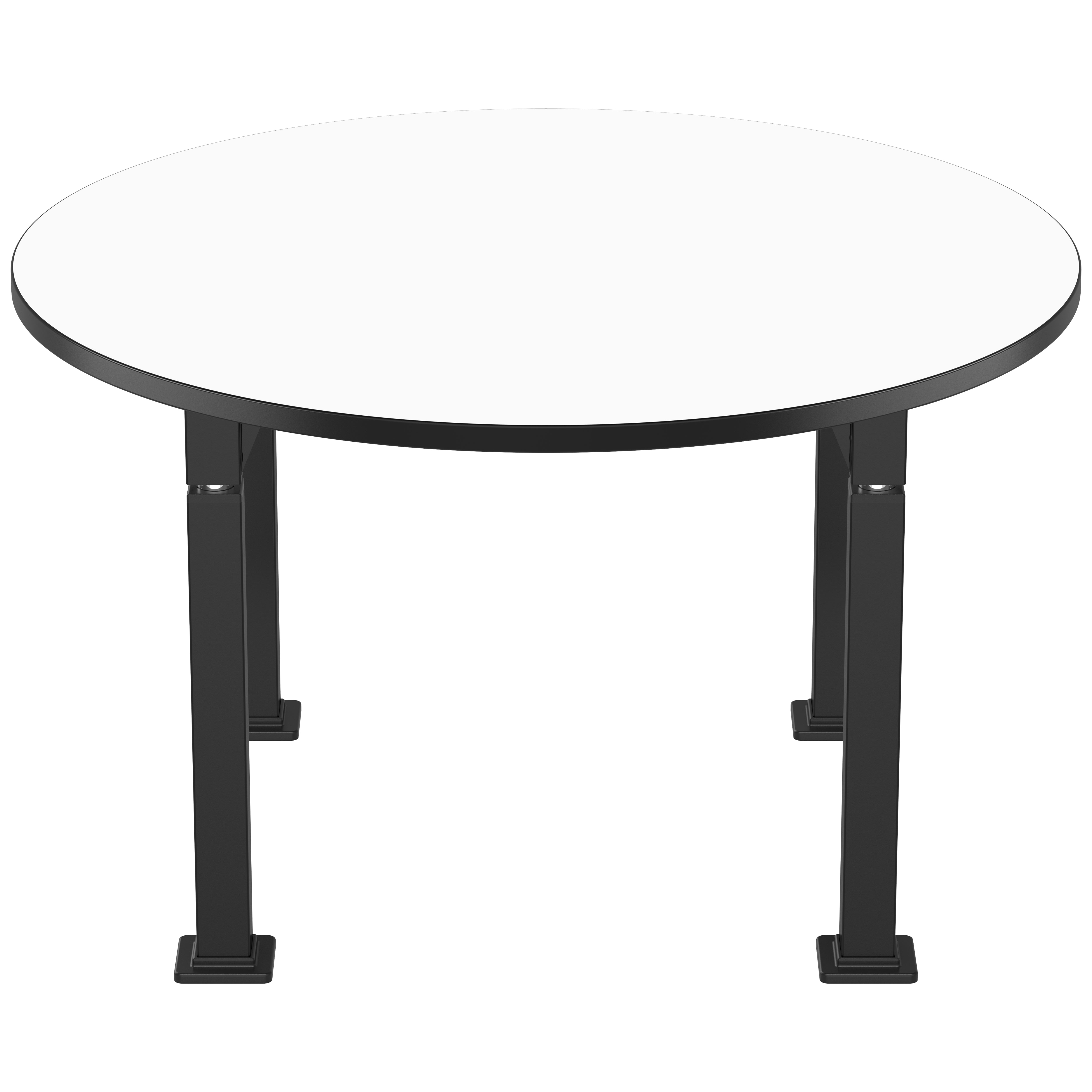 NPS® Aero-Lift Activity Table, 48" Round, Whiteboard Top, Surface Color: White