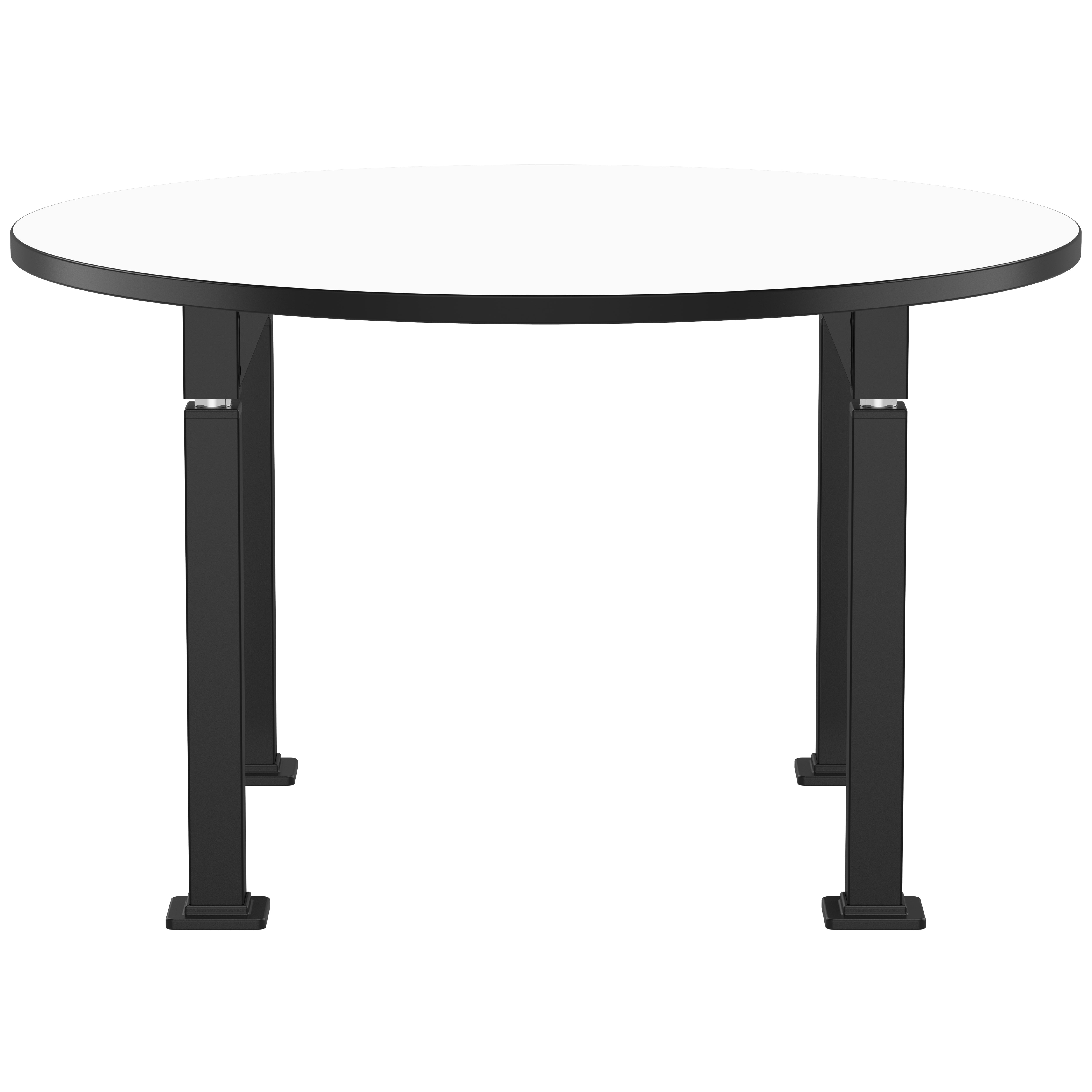 NPS® Aero-Lift Activity Table, 48" Round, Whiteboard Top, Surface Color: White