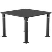 NPS® Aero-Lift Activity Table, 42" Square, Chem-Res Top, Surface Color: Black