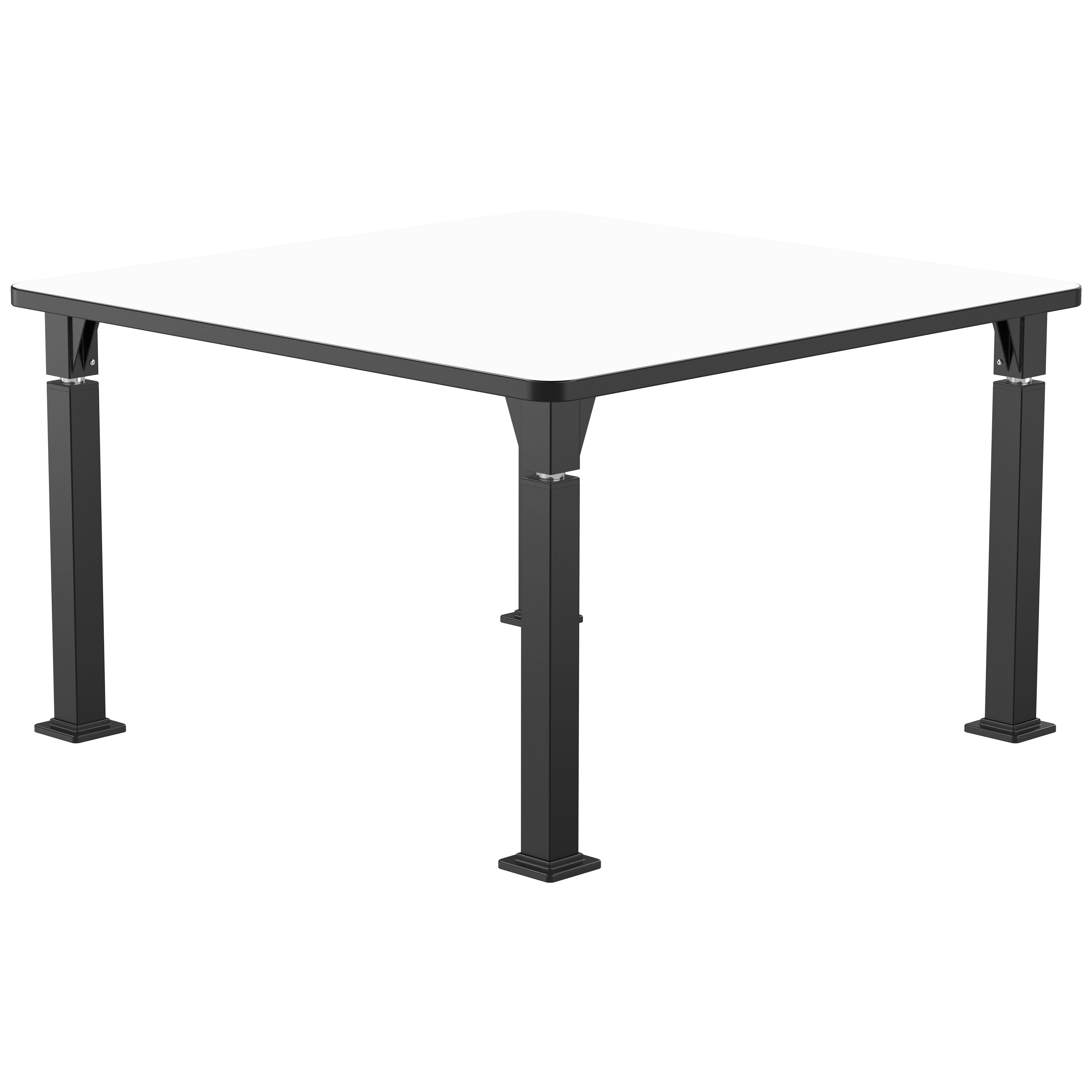 NPS® Aero-Lift Activity Table, 48" Square, Whiteboard Top, Surface Color: White