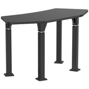 NPS® Aero-Lift Activity Table, 24" x 54" Tri, Chem-Res Top, Surface Color: Black