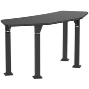 NPS® Aero-Lift Activity Table, 24" x 60" Tri, Chem-Res Top, Surface Color: Black
