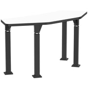 NPS® Aero-Lift Activity Table, 24" x 60" Tri, Whiteboard Top, Surface Color: White
