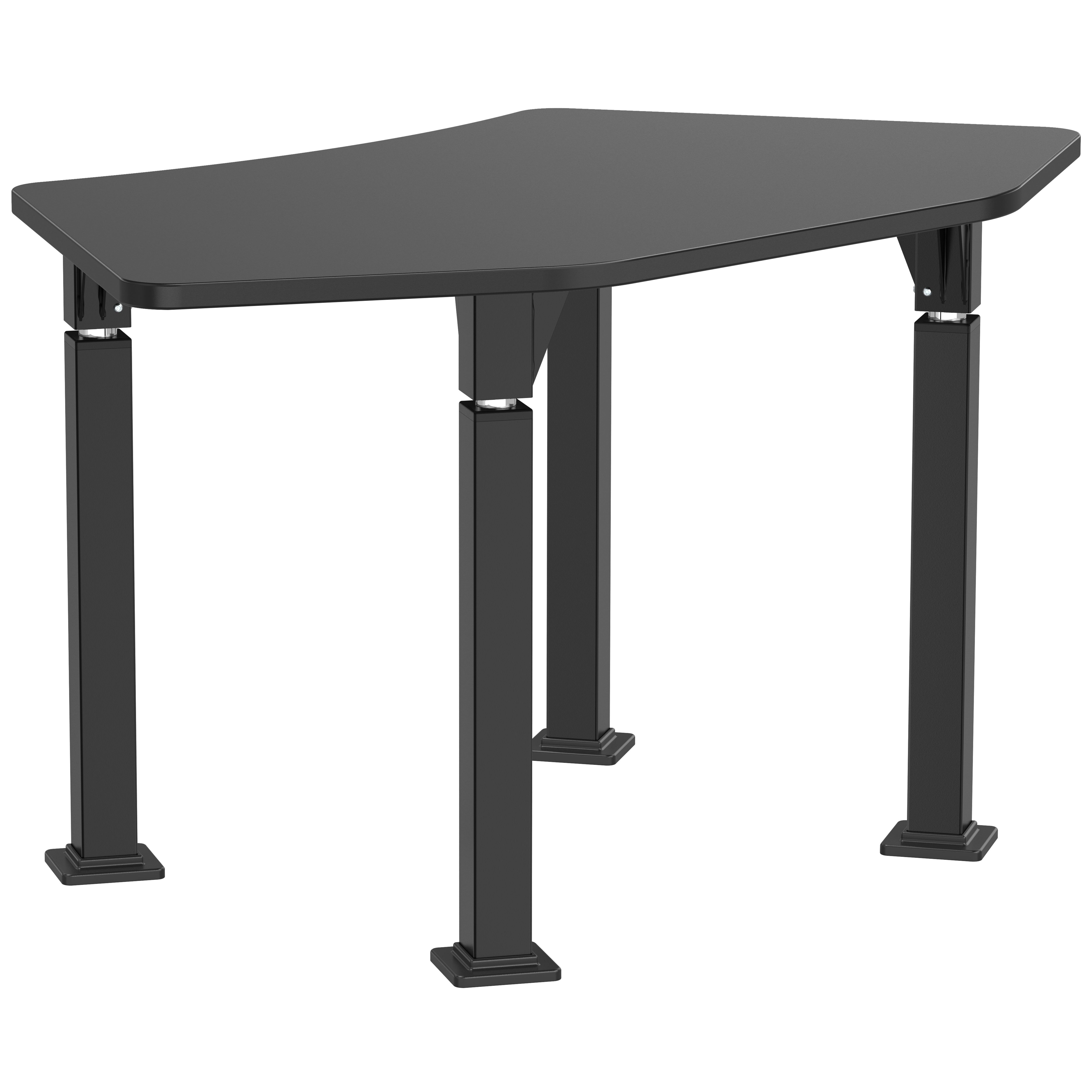 NPS® Aero-Lift Activity Table, 30" x 54" Tri, Chem-Res Top, Surface Color: Black