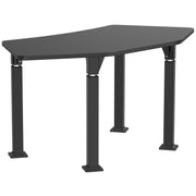 NPS® Aero-Lift Activity Table, 30" x 60" Tri, Chem-Res Top, Surface Color: Black