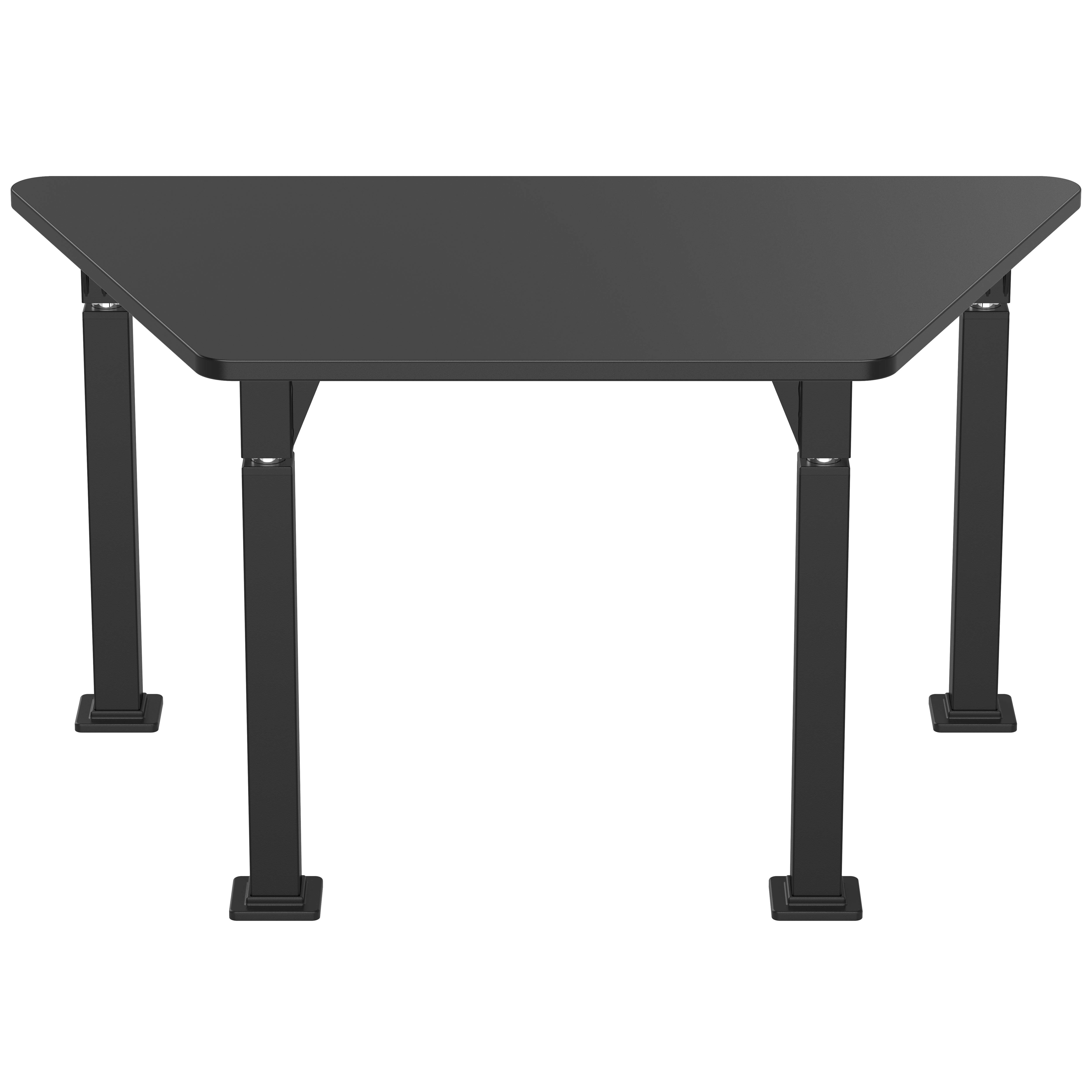 NPS® Aero-Lift Activity Table, 30" x 54" Trapezoid, Chem-Res Top, Surface Color: Black