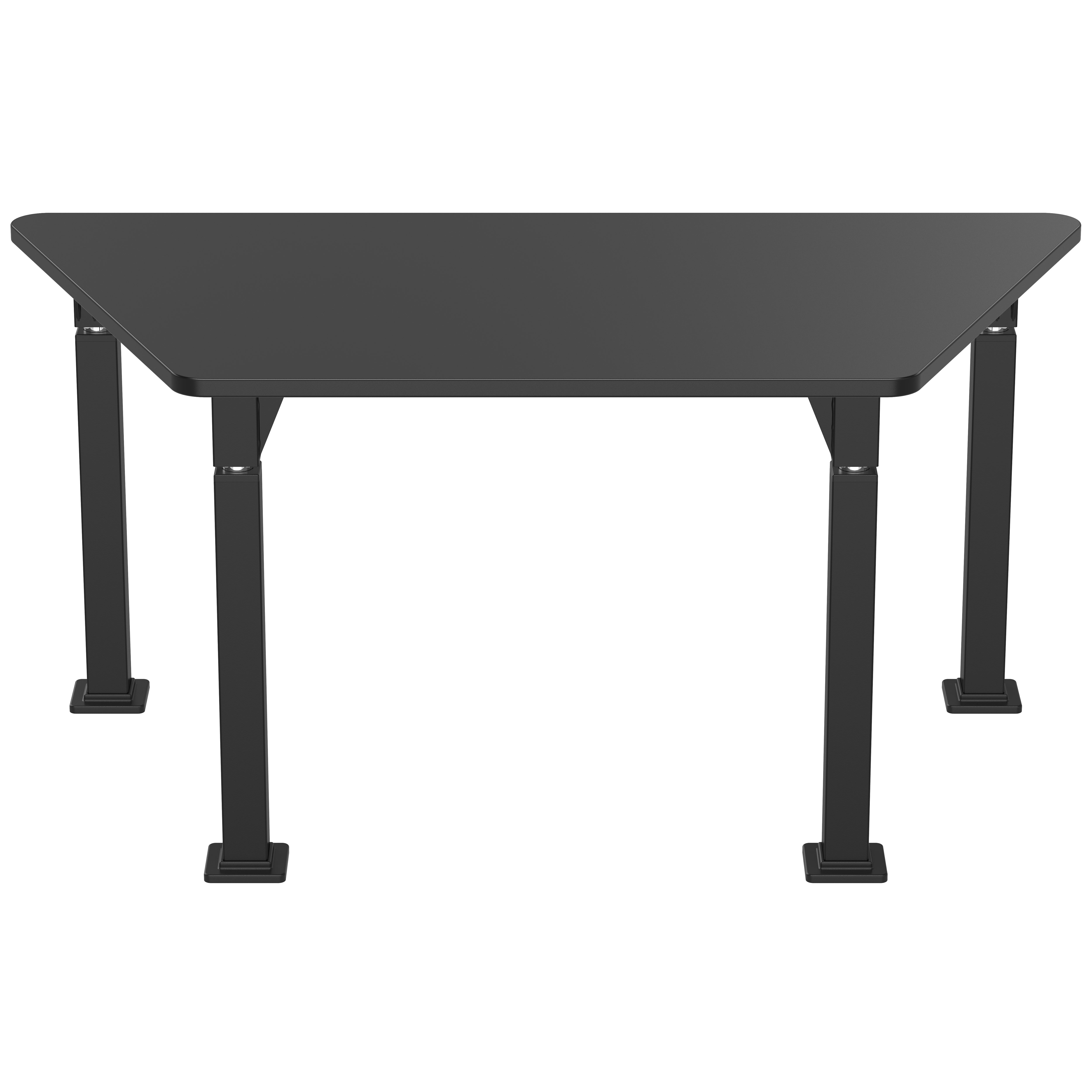 NPS® Aero-Lift Activity Table, 30" x 60" Trapezoid, Chem-Res Top, Surface Color: Black