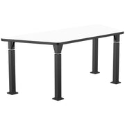 NPS® Aero-Lift Activity Table, 30" x 72" Trapezoid, Whiteboard Top, Surface Color: White