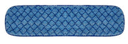 18In  Blue Microfiber Mop Head Heavy Duty Wet-Blue Binding Diamond Pattern (Case Of 12)