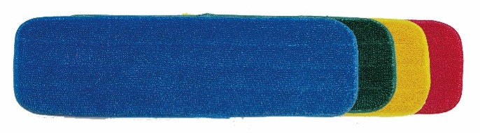 18In  Blue Microfiber Mop Head Heavy Duty Wet-Blue No Binding (Case Of 12)