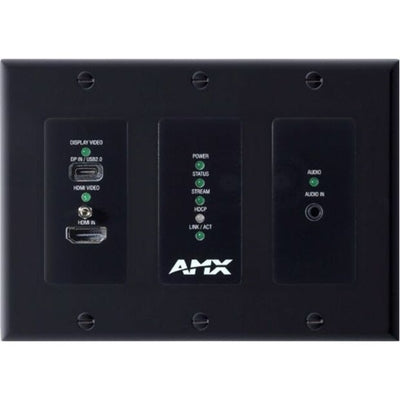 AMX 4K60 MWC/Dante AV-A Encoder Wallplate