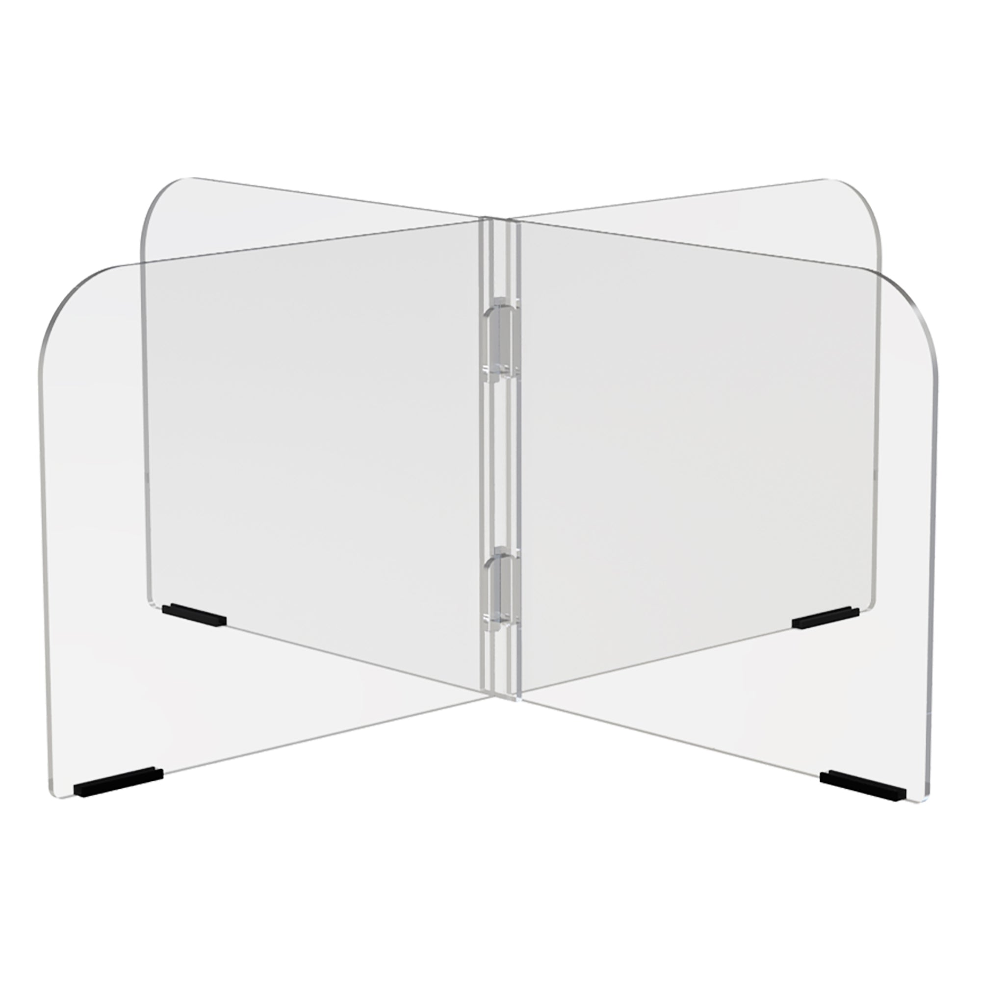 4-Zone Sneeze Guard - 36” x 36”