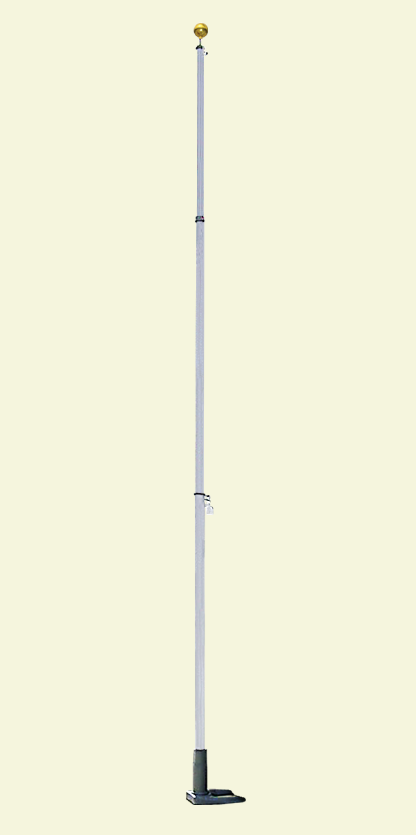 19 ft. Aluminum Telescoping Flagpole, Model 648