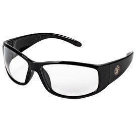 21302 Ansell Smith & Wesson Elite, Safety Glasses, Full Black Frame, Unisex