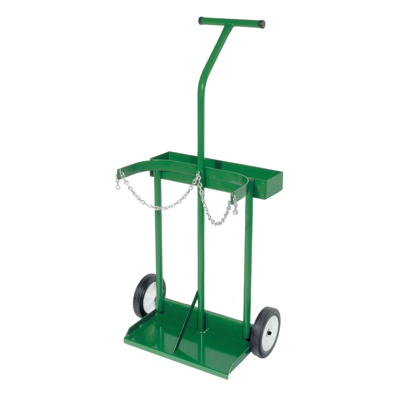 Small Cart, 7" Solid Tires, T Handle, Chain