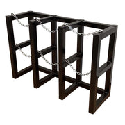 Construction Grade Modular Cylinder Rack Cylinder configuration (3W1D) 3 wide / 1 deep