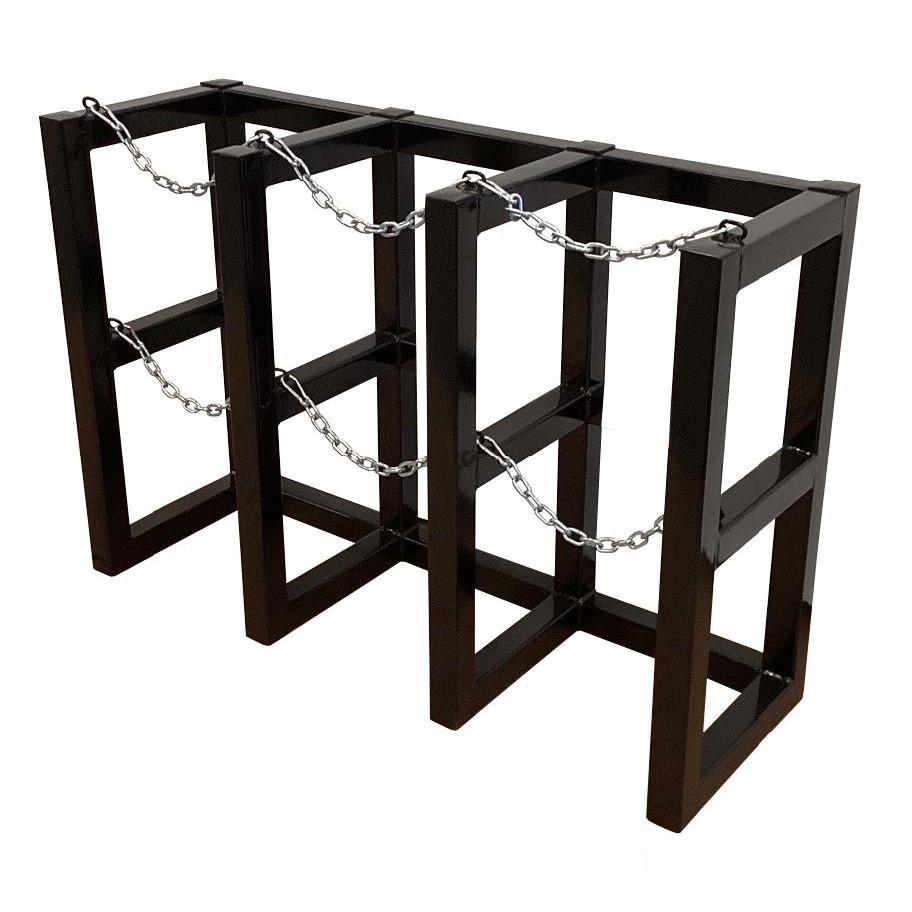 Construction Grade Modular Cylinder Rack Cylinder configuration (3W1D) 3 wide / 1 deep