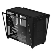 AP201 ASUS PRIME CASE TG BLACK Black Steel, Plastic/Steel, Plastic, TG Micro ATX Computer Case - Black